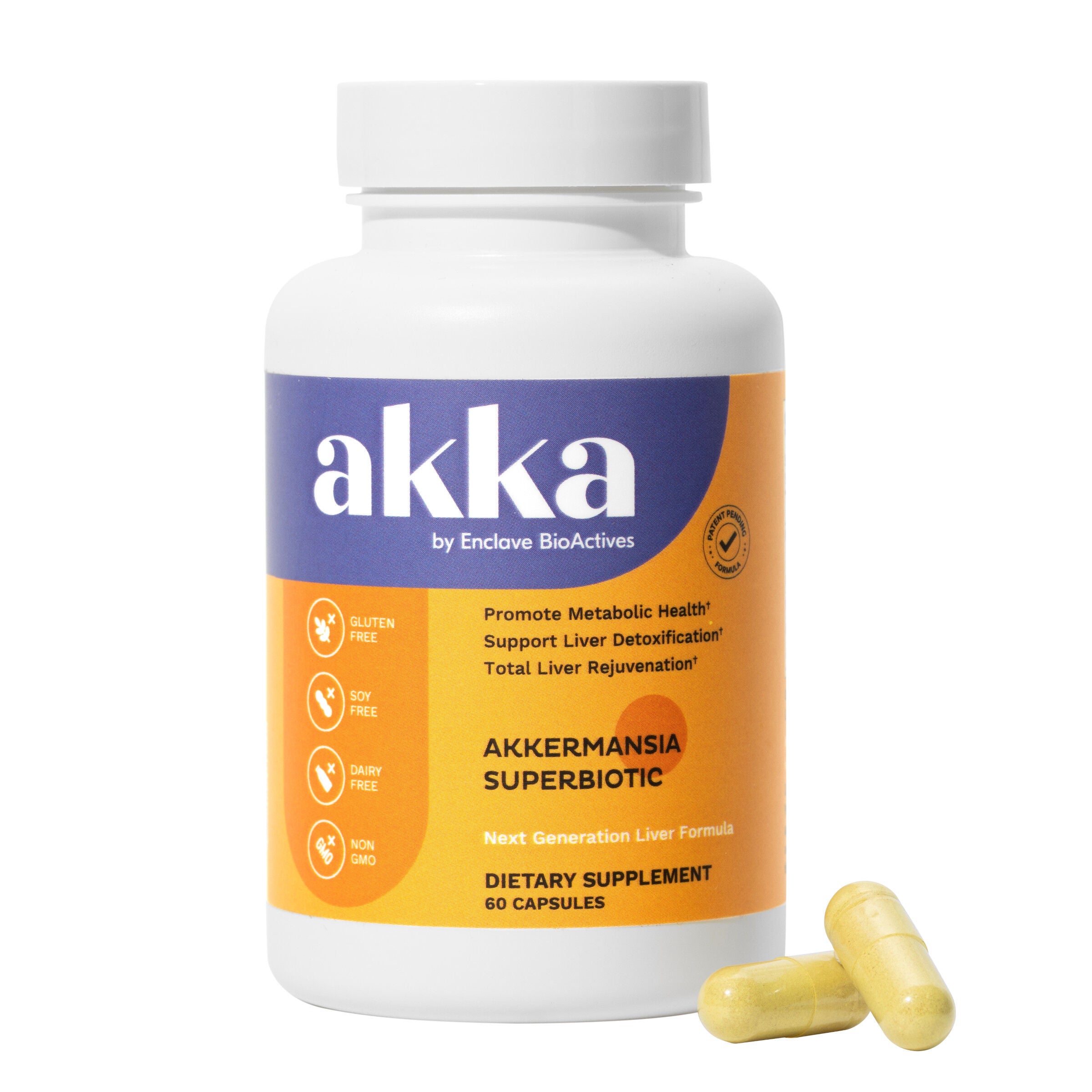 Akka: Akkermansia Superbiotic - 60 Capsules (30 Servings)