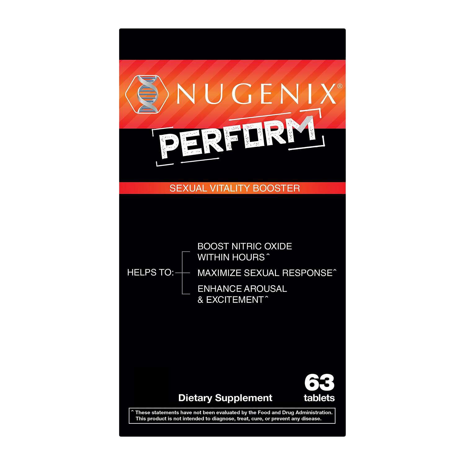 Perform: Sexual Vitality Booster - 63 Tablets (21 Servings)