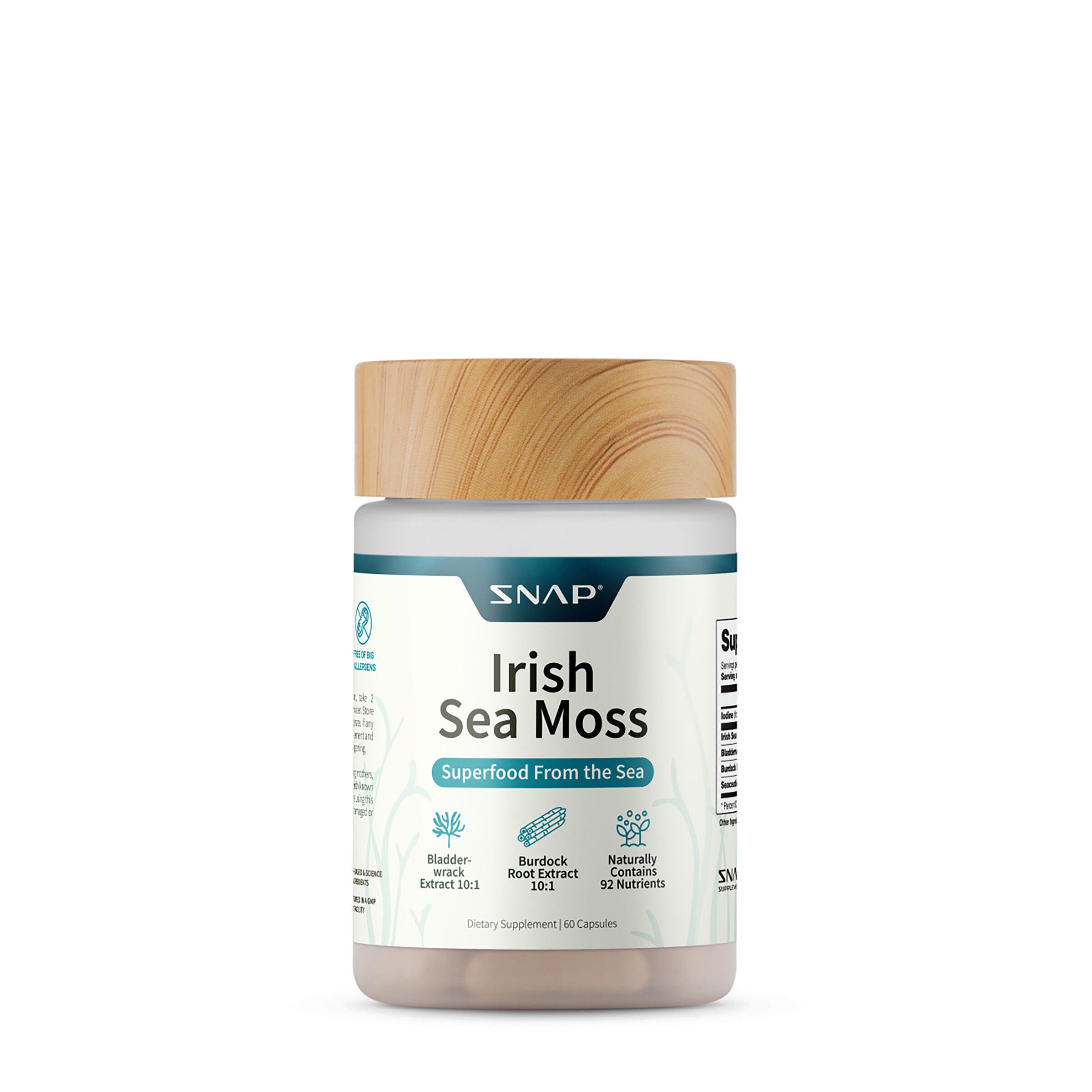 Irish Sea Moss - 60 Capsules &#40;30 Servings&#41;  | GNC