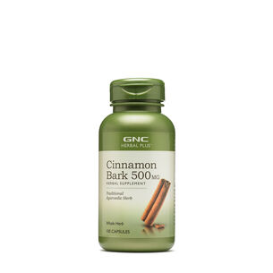 Cinnamon Bark 500 mg - 100 Capsules &#40;100 Servings&#41;  | GNC