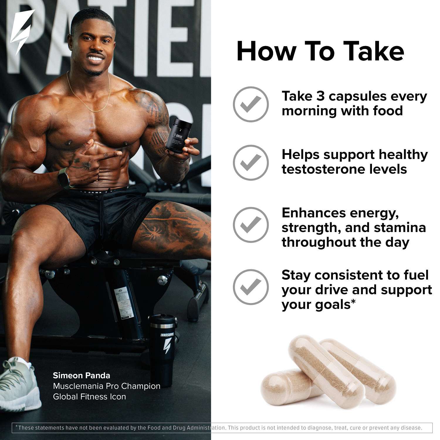T-Drive&trade; - 90 Capsules (30 Servings)