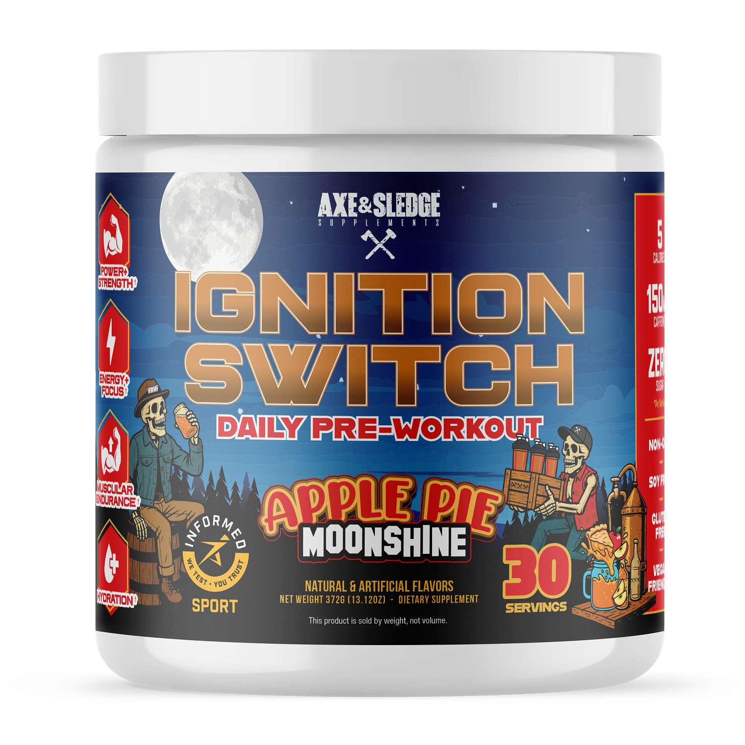 Ignition Switch Daily Pre-Workout - Apple Pie Moonshine (30 Servings) Apple Pie Moonshine | GNC