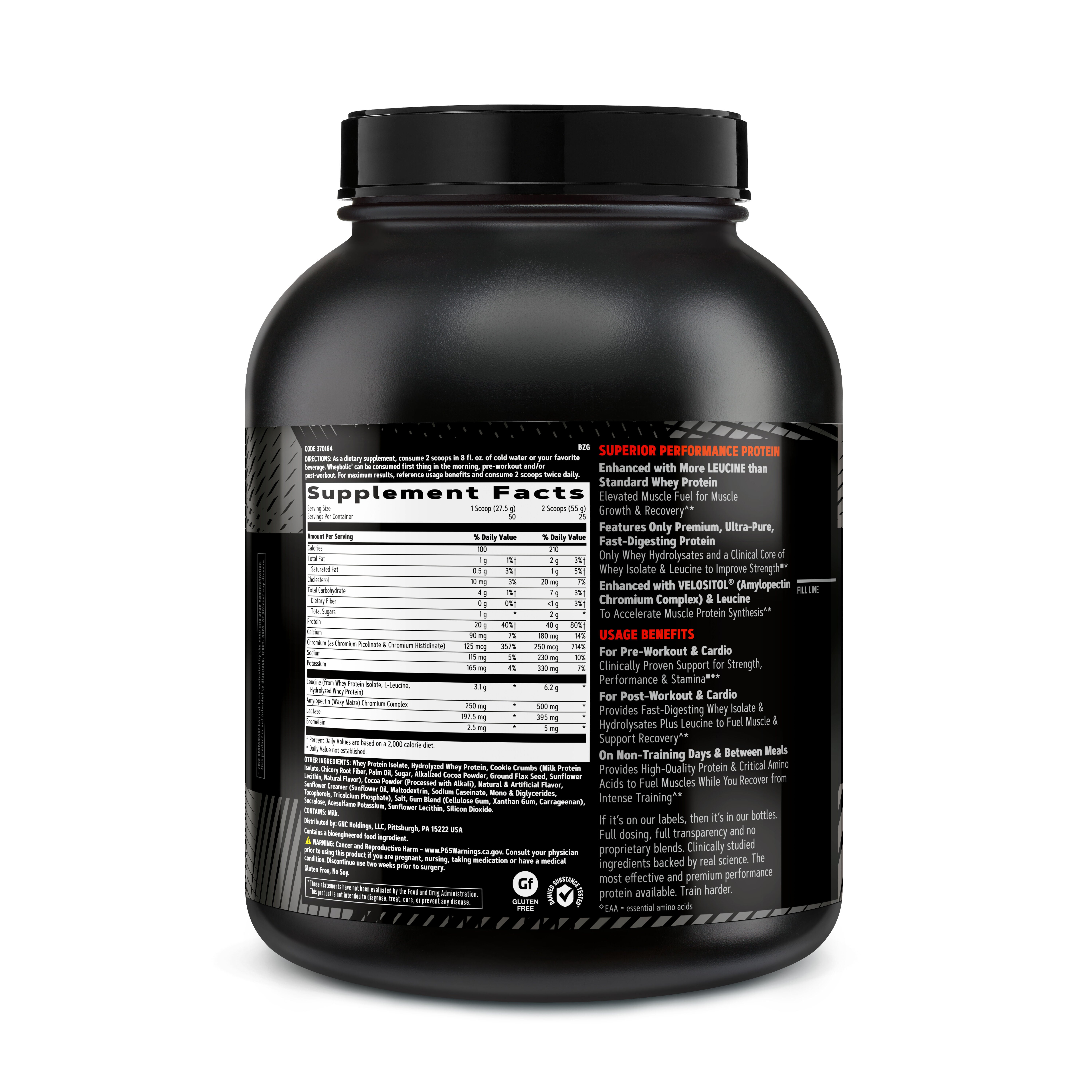 GNC AMP - Wheybolic™ - Chocolate Mint (25 Servings) | GNC