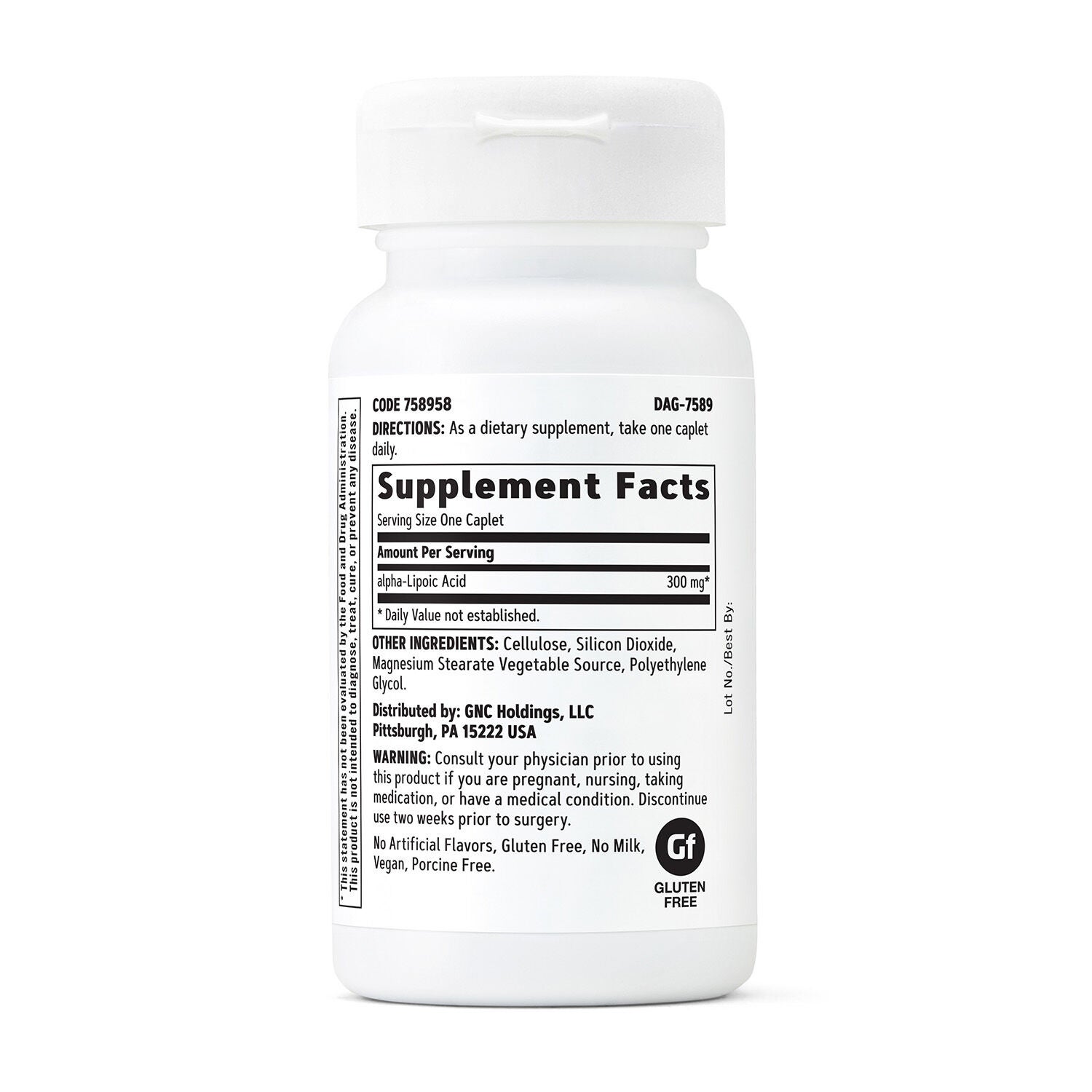 Alpha Lipoic Acid Back