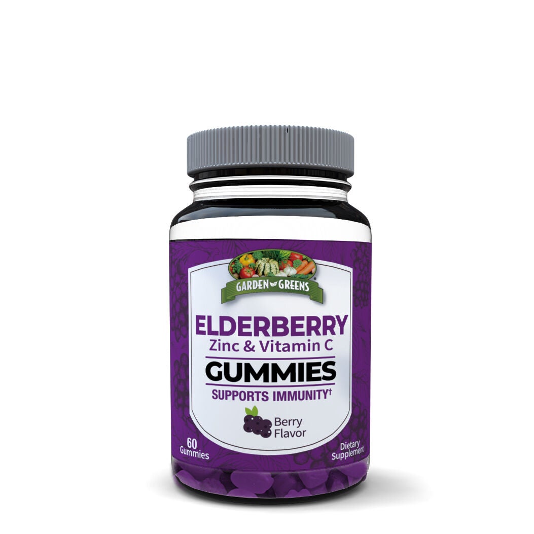 Elderberry Zinc & Vitamin C Gummy Berry GNC