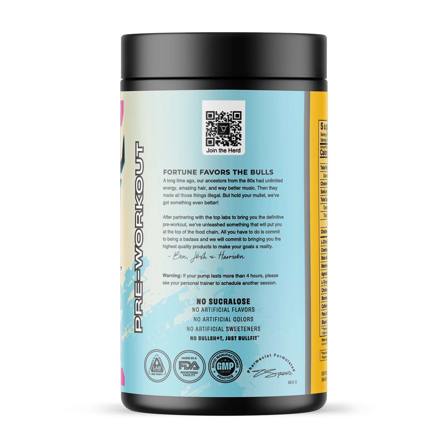 Bodacious Pre-Workout - Pina Colada (20 Servings)