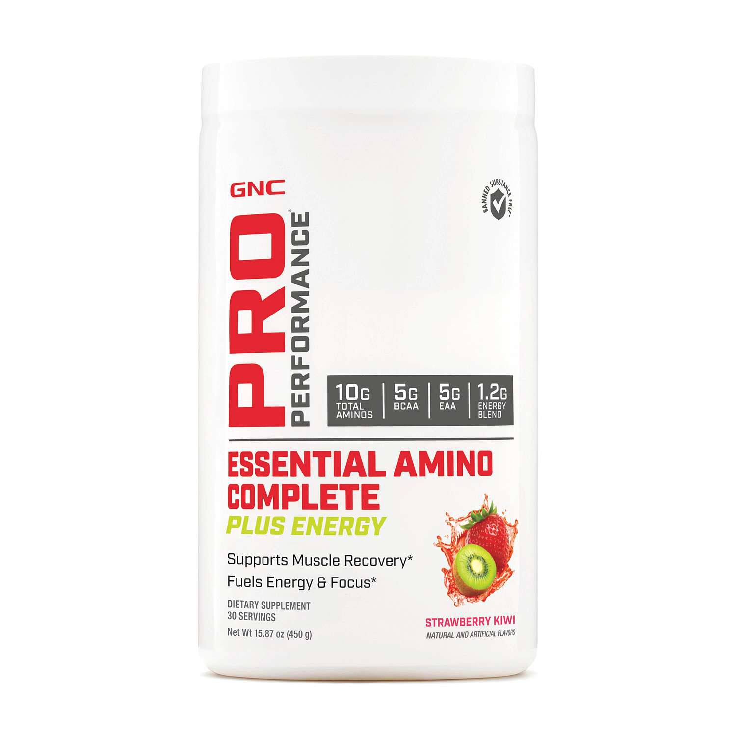 Essential Amino Complete Plus Energy - Strawberry Kiwi (30 Servings) Strawberry Kiwi | GNC