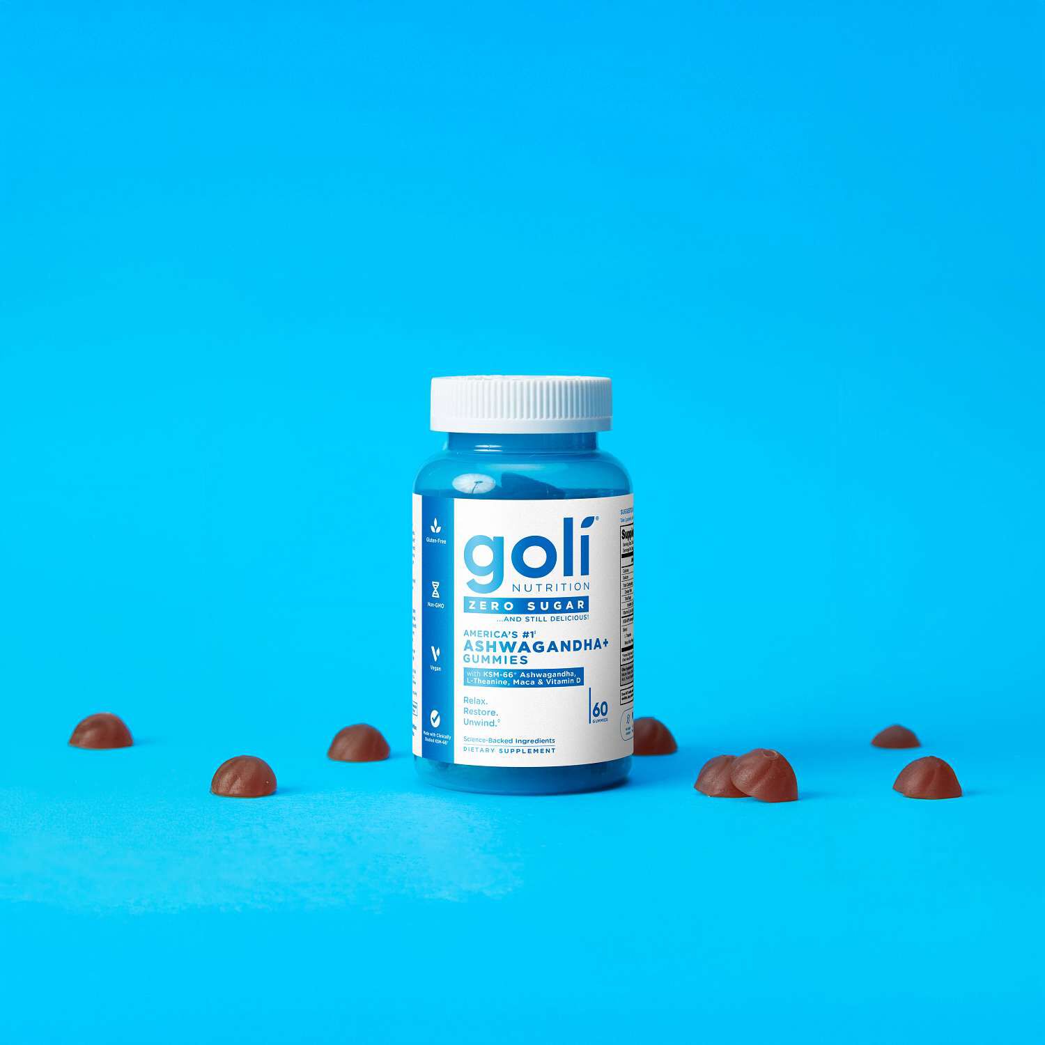 Ashwagandha+ Gummies  - 60 Gummies (30 Servings)  | GNC