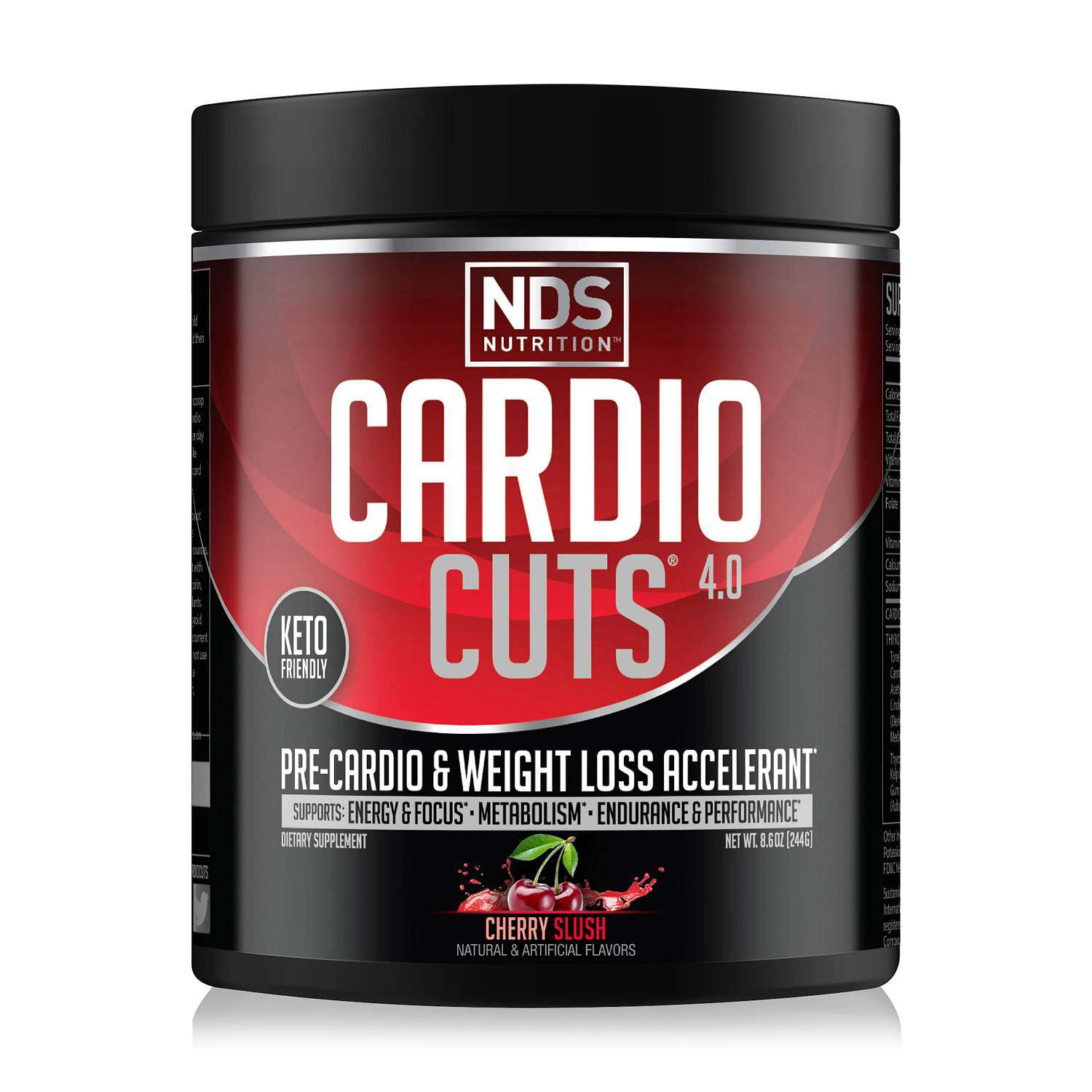 Cardio Cuts&reg; 4.0, Cherry Slush - 8.6 oz (20 Servings) Cherry Slush | GNC
