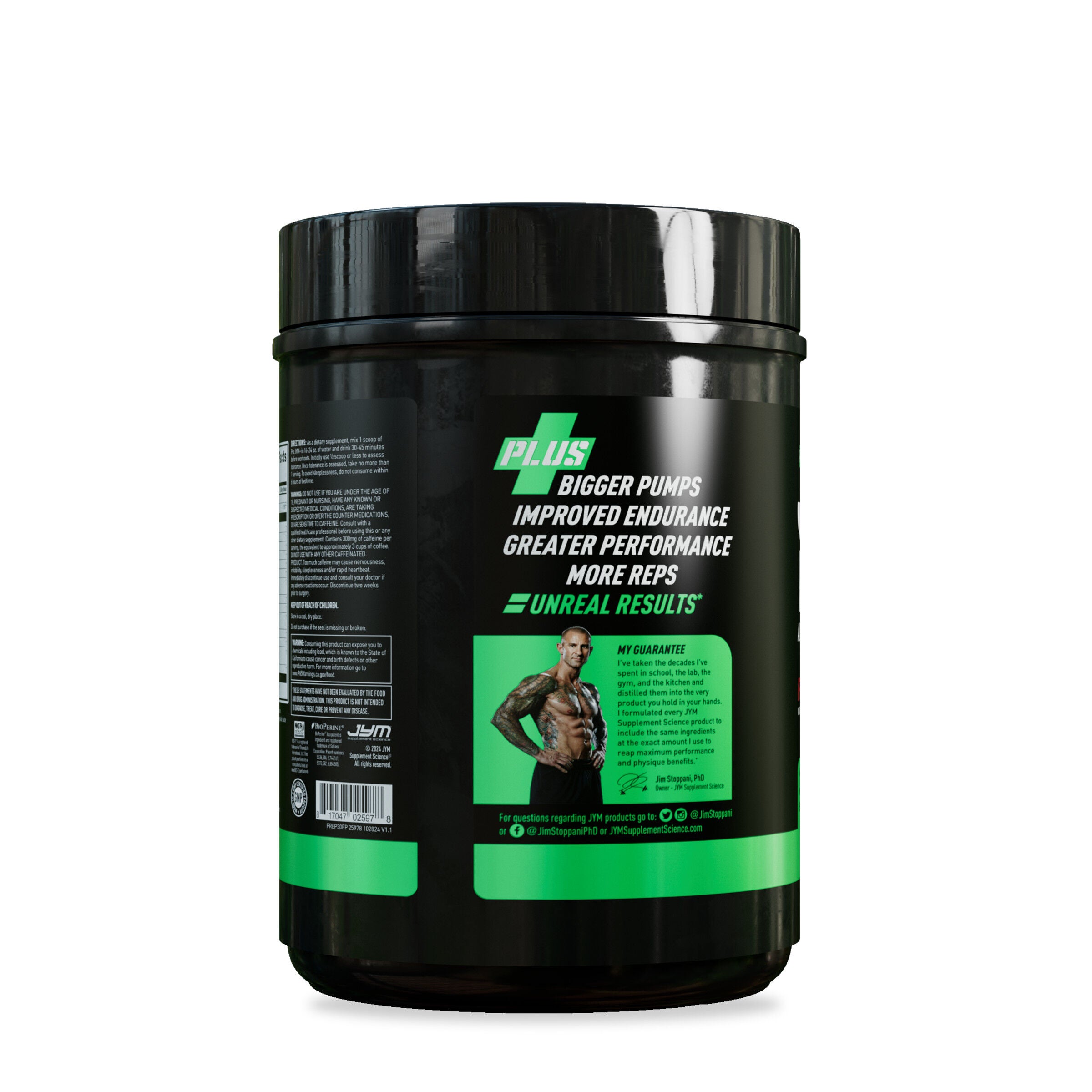 Pre Jym Plus Pre-Workout - Fruit Punch Blast (30 Servings)