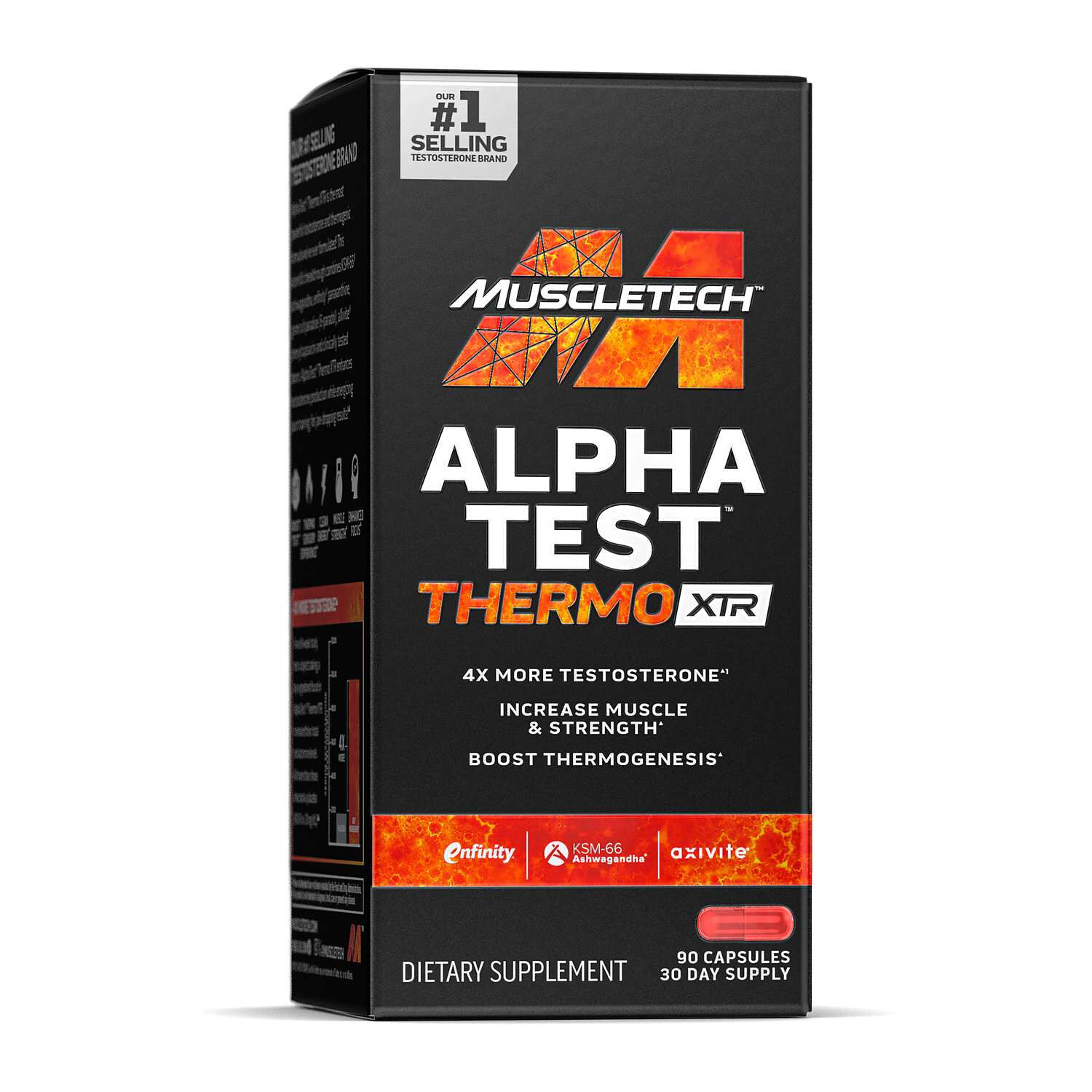 Alpha Test Thermo XTR - 90 Capsules (30 Servings)  | GNC
