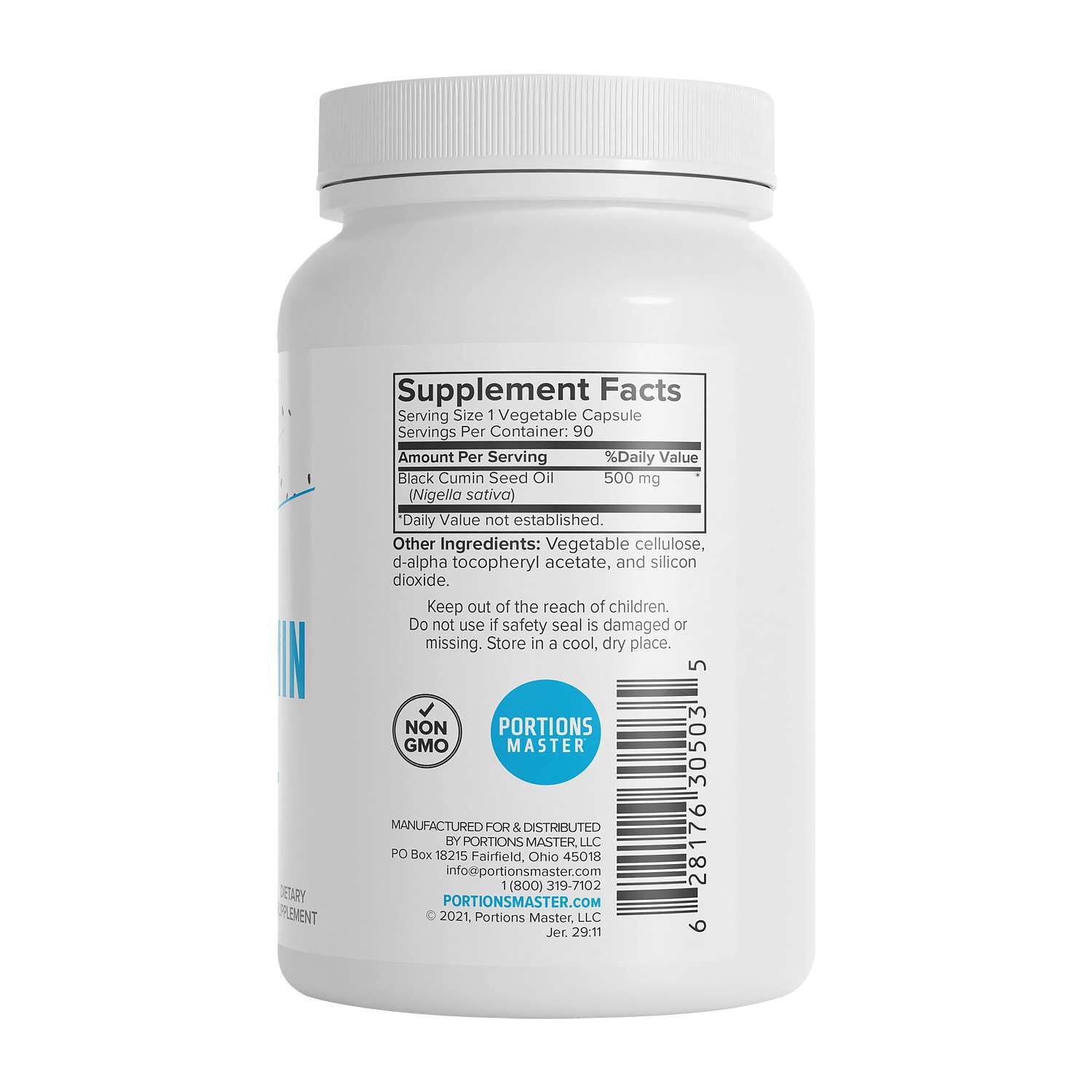 Black Cumin Seed Oil 500mg - 90 Capsules (90 Servings)  | GNC