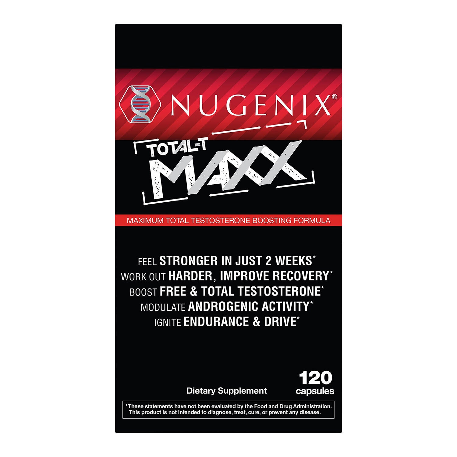 Maxx Testosterone Booster with Tesnor - 120 Capsules (30 Servings)  | GNC