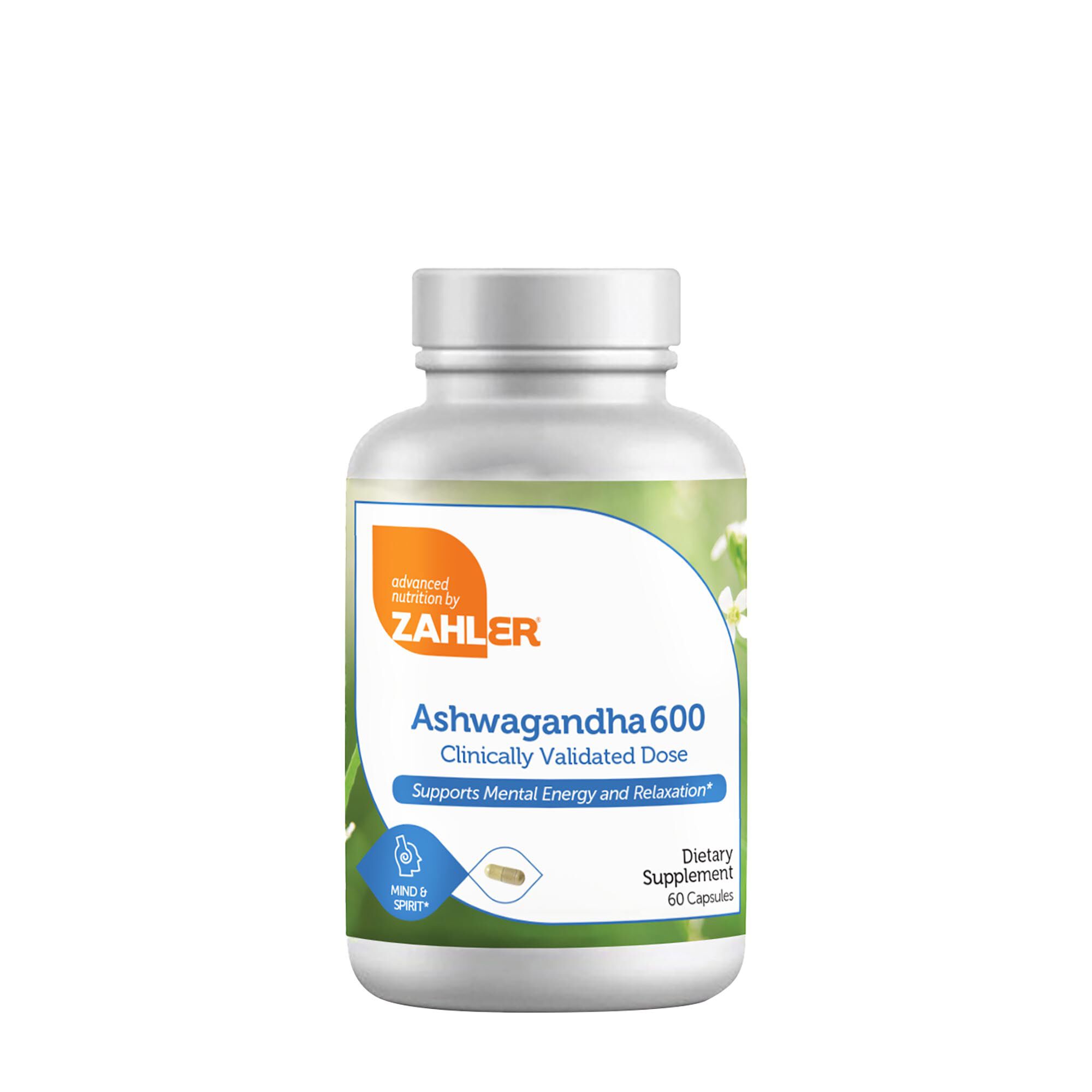 Ashwagandha 600mg - 60 Capsules (60 Servings)  | GNC