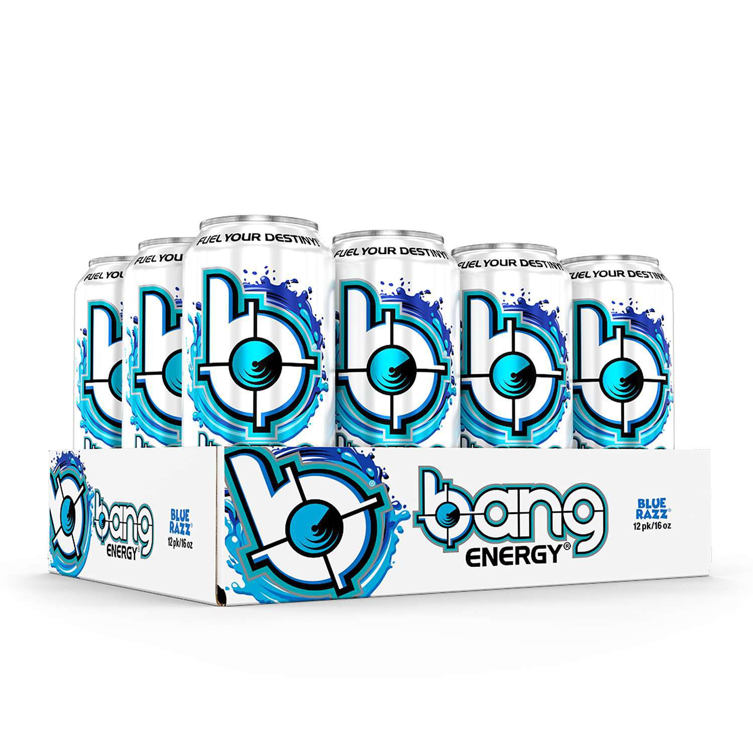 Energy Drink - Blue Razz - 16oz. (12 Cans) Blue Razz | GNC