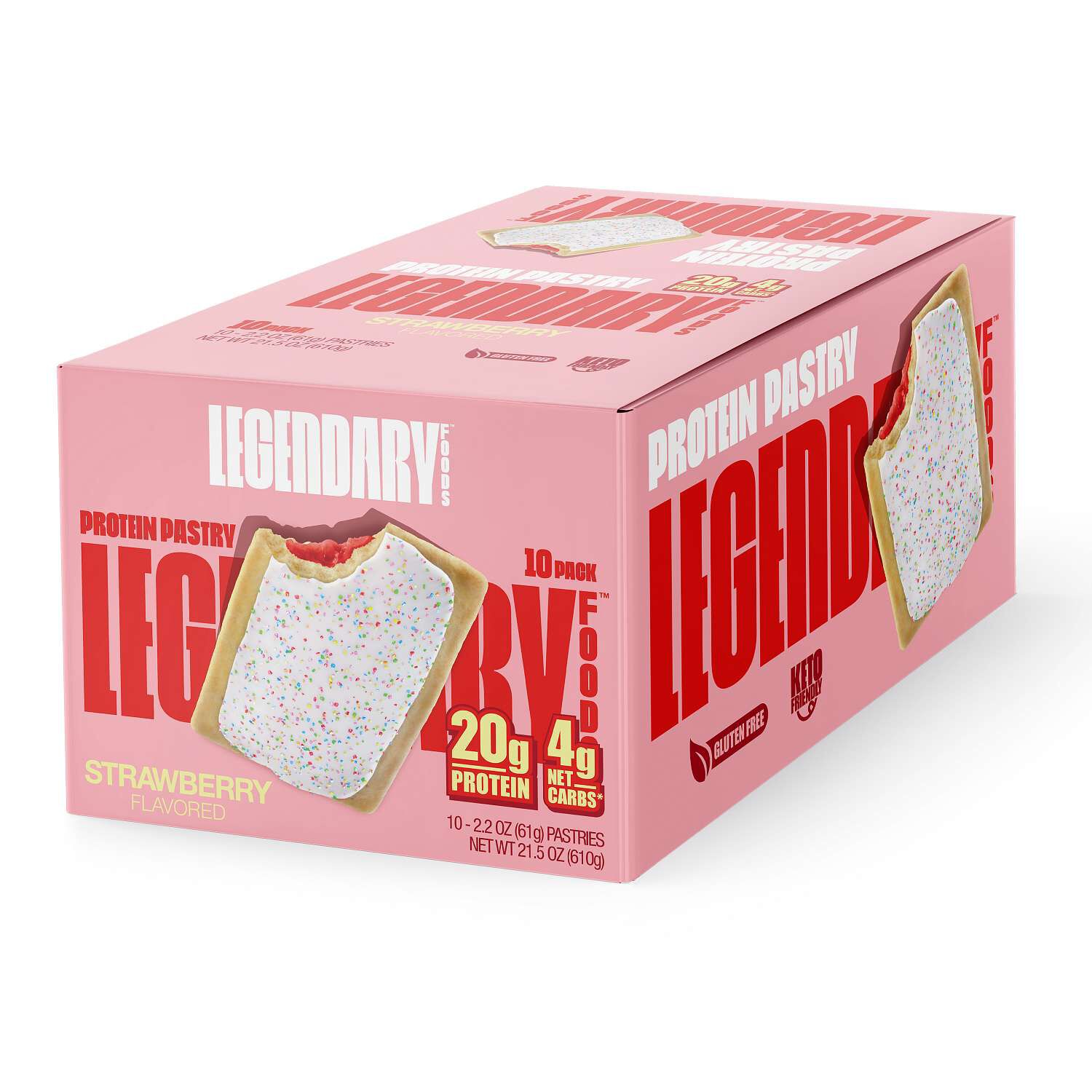 Tasty Pastry - Strawberry (10 Pastries)  | GNC