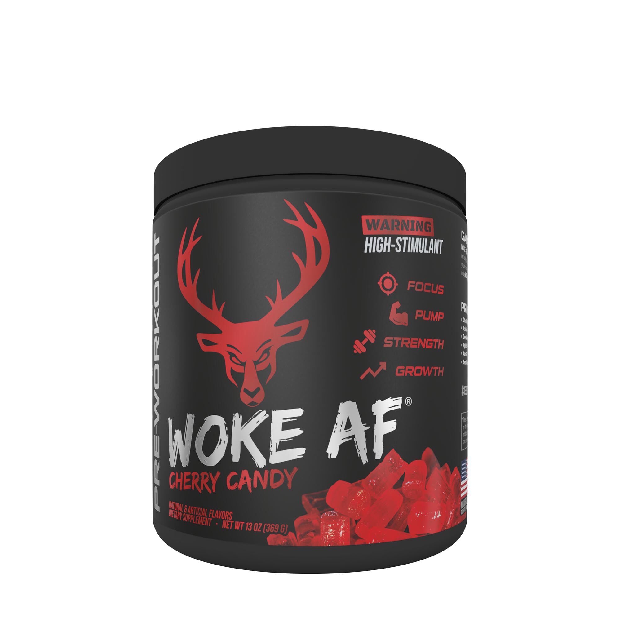 Woke AF&trade; Nootropic Preworkout - Cherry Candy (30 Servings) Cherry Candy | GNC