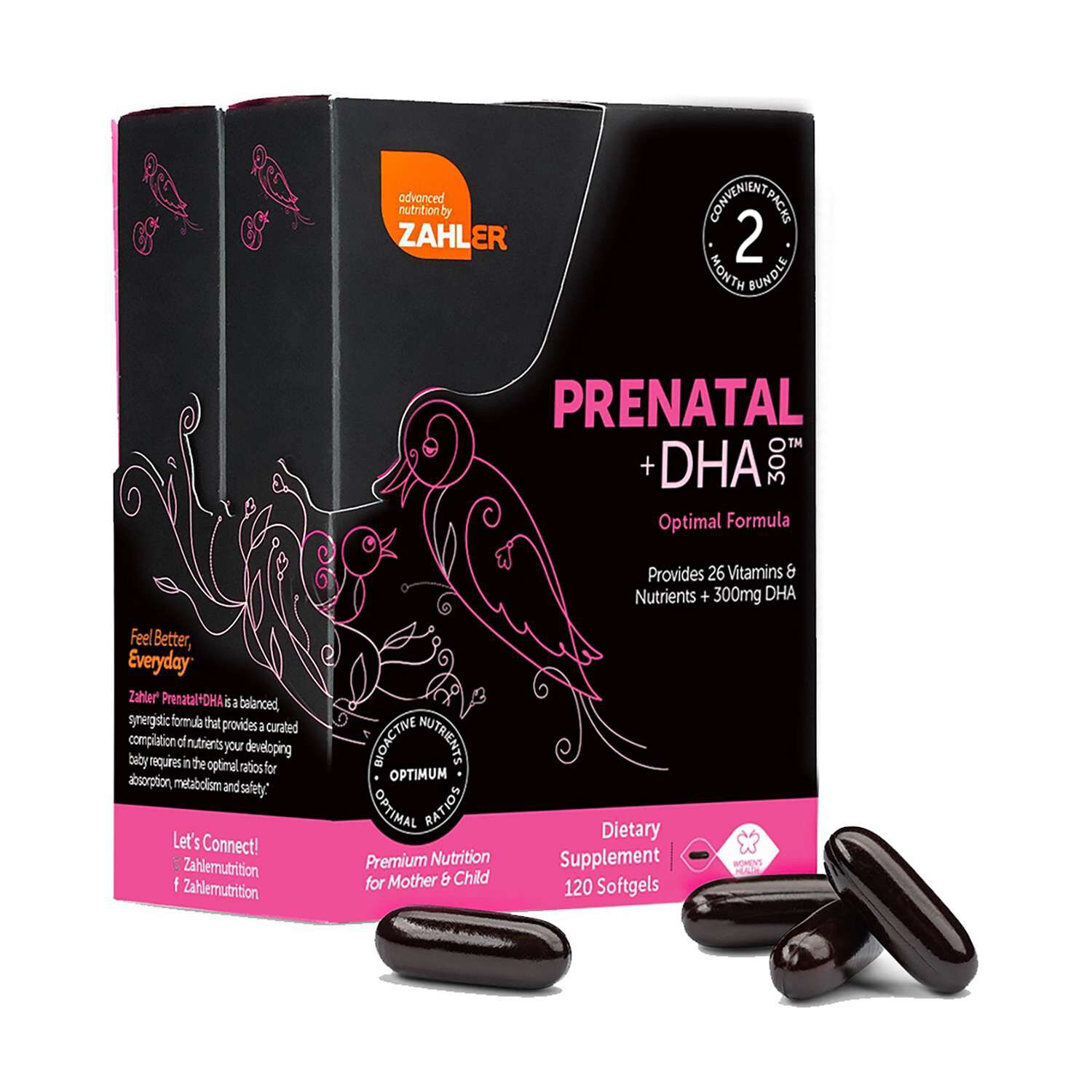 Prenatal DHA Optimal Formula - 120 Softgels (60 Servings)