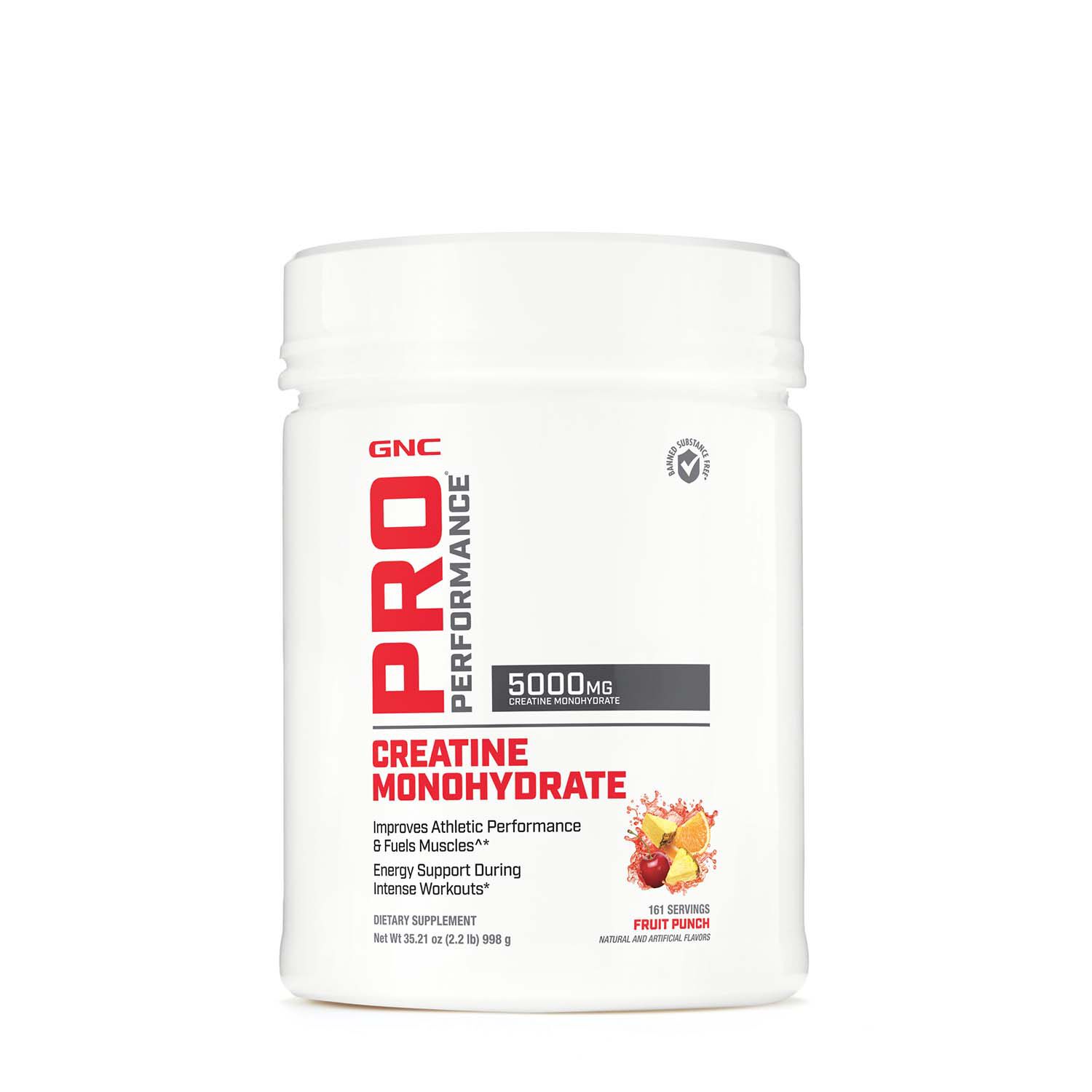 Gnc Pro Performance Creatine Monohydrate Fruit Punch Gnc