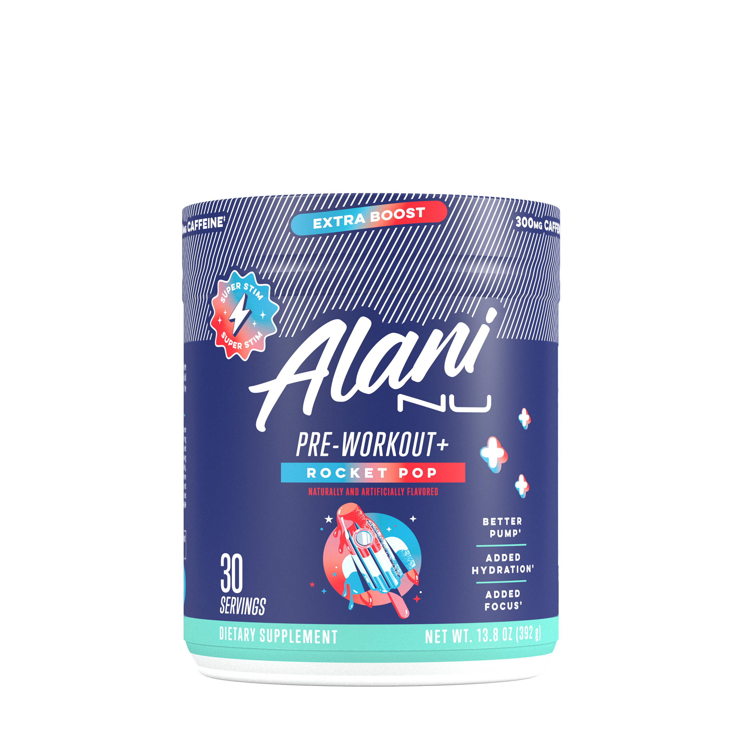 Alani Nu Pre-Workout+ Vegan - Rocket Pop (30 Servings)
