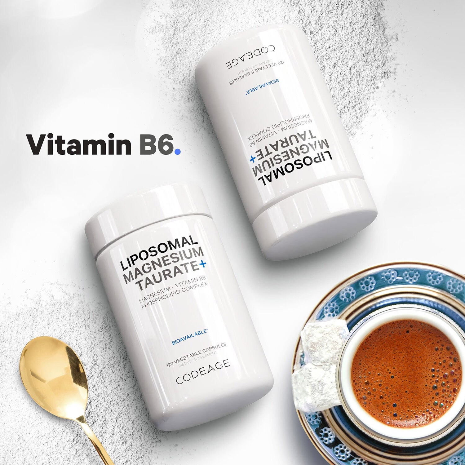 Liposomal Magnesium Taurate - 120 Vegetable Capsules (60 Servings)  | GNC