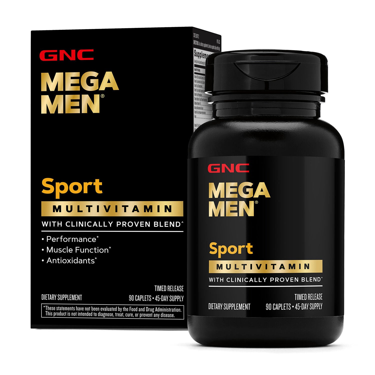 Sport Multivitamin - 90 Caplets &#40;45 Servings&#41;  | GNC