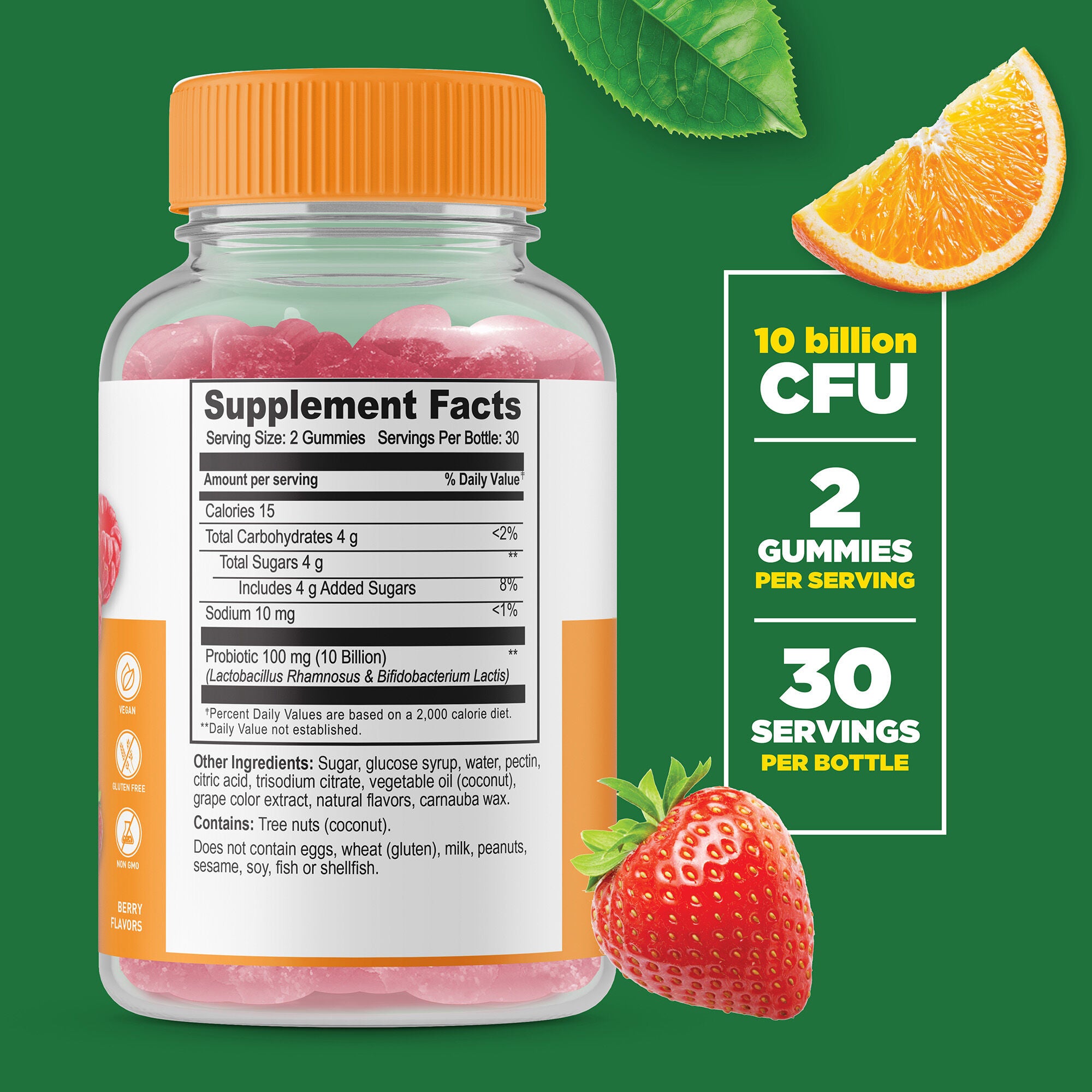 Women's Probiotic 10 Billion - 60 Gummies (30 Servings)