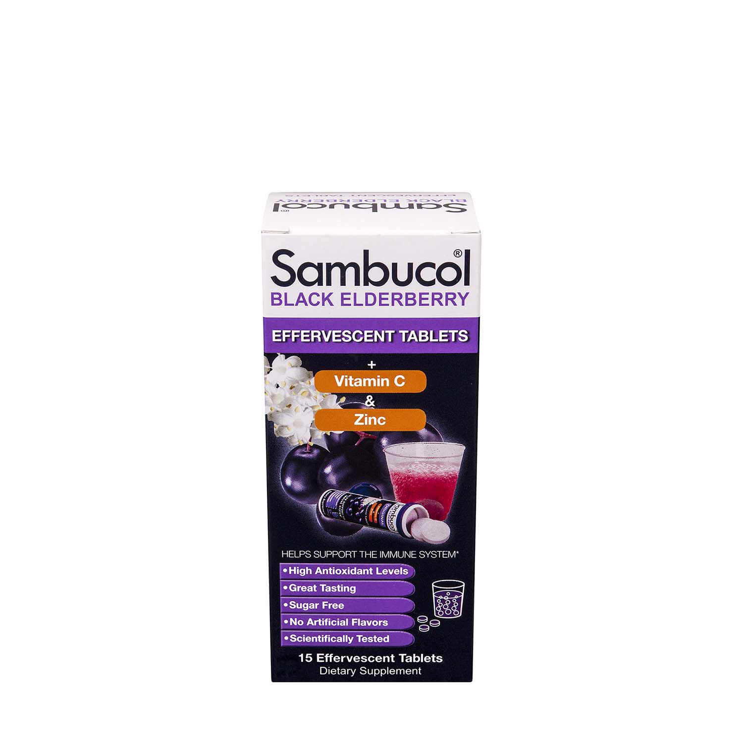 sambucol black elderberry effervescent tablets