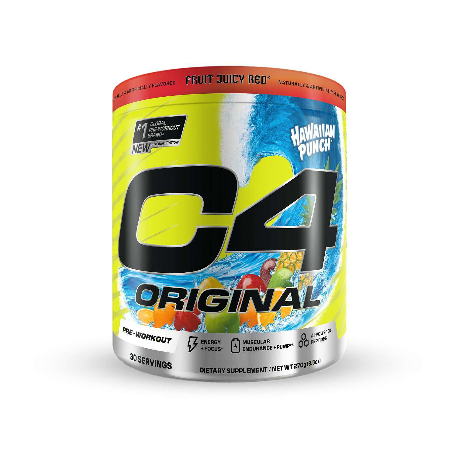 C4 Original Pre-Workout - Hawaiian Punch (30 Servings)  | GNC