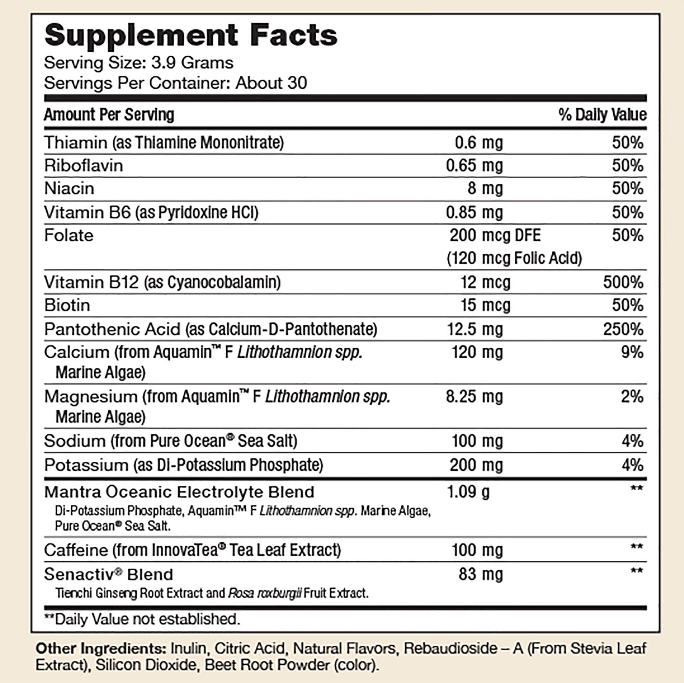 ZAHLER® - Mantra Go - Tropical Berry - 4.1 oz (30 Servings) | GNC