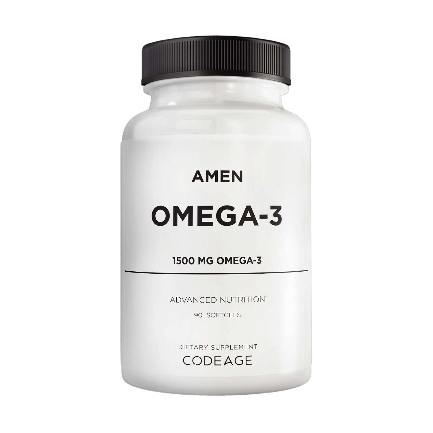 AMEN - Omega-3 1500mg - 90 Softgels (45 Servings)  | GNC