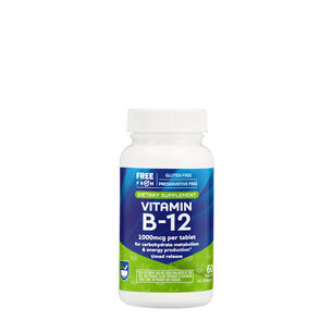 Vitamin B-12 1000mcg - 60 Tablets &#40;60 Servings&#41;  | GNC