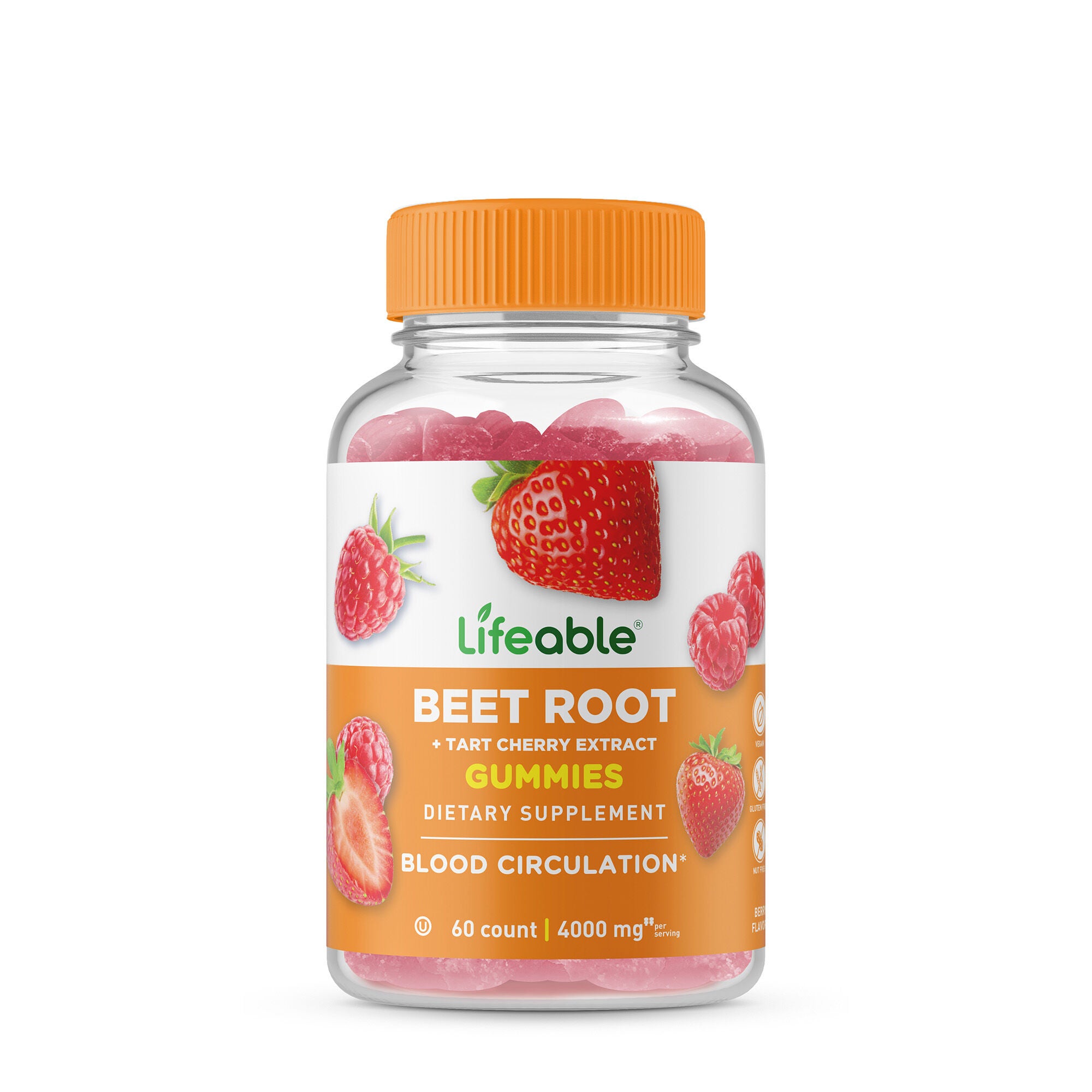 Beet Root and Tart Cherry 60 Gummies (30 Servings) GNC