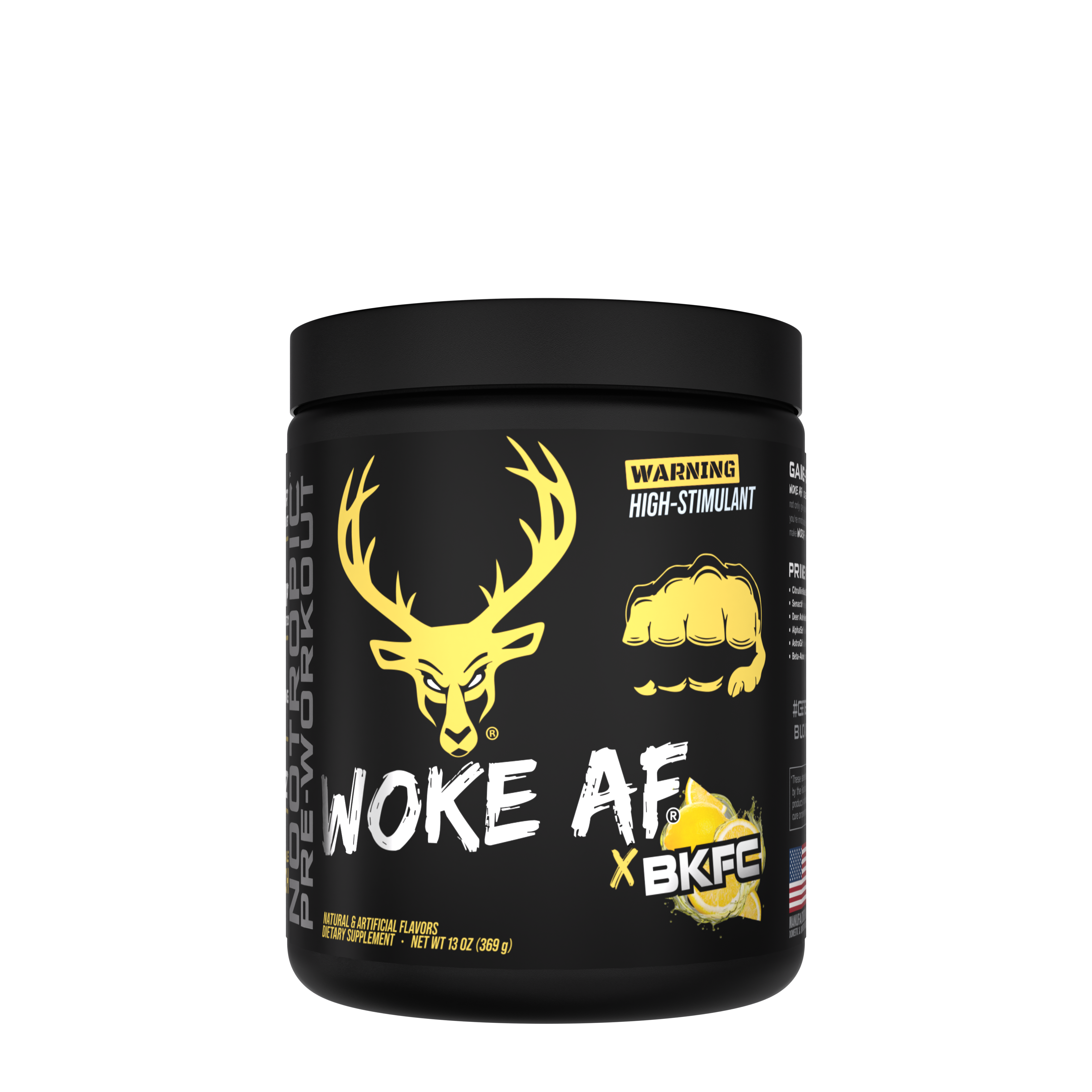 BKFC Woke AF&trade; Nootropic Pre-Workout - Bare Knuckle Punch (30 Servings) Bare Knuckle Punch | GNC