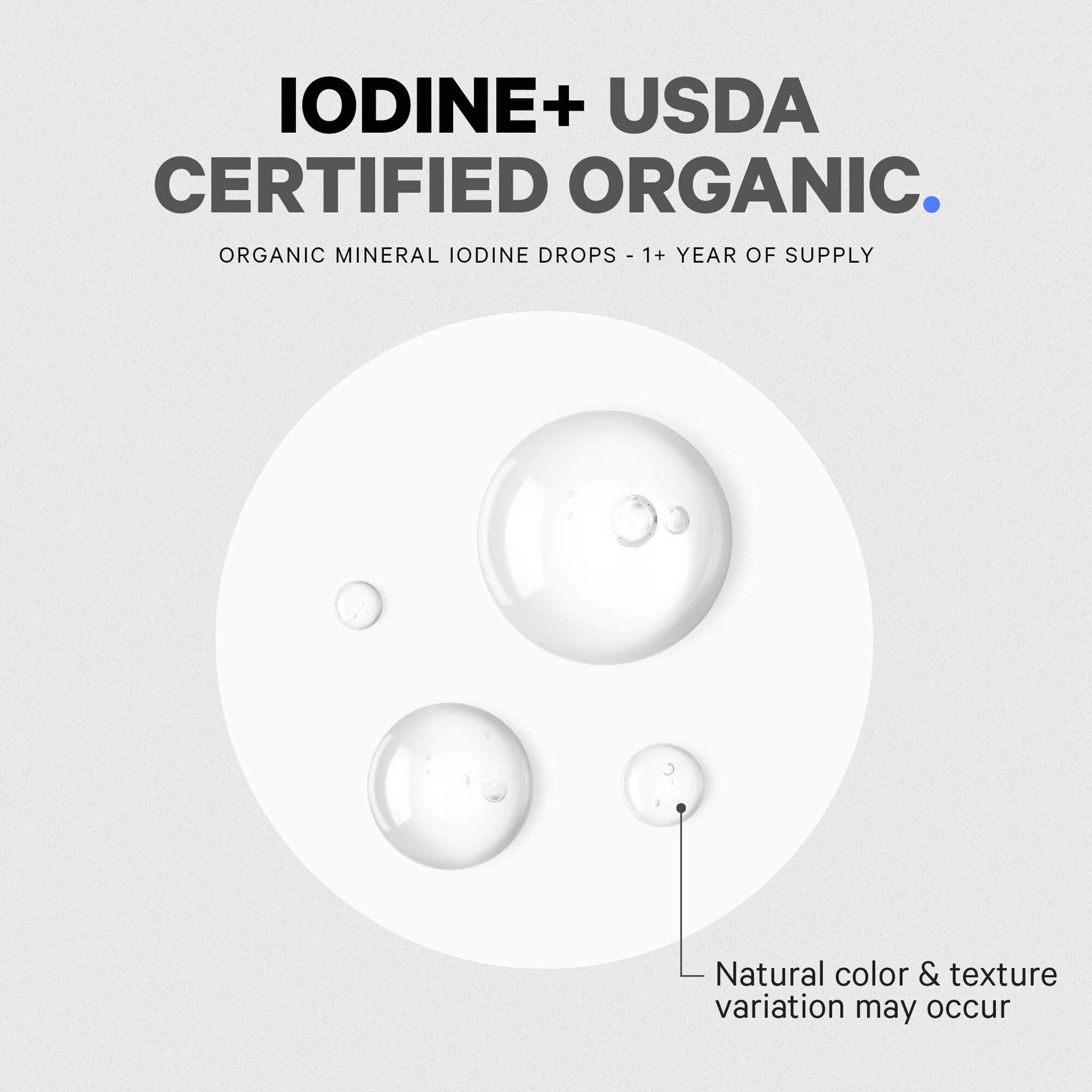 Liquid Iodine+ - Unflavored - 2 fl oz. (1200 Servings)