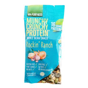 Munchy Crunchy Protein Whole Bean Snack - Rockin&#39; Ranch &#40;10 Packs&#41; Rockin&#39; Ranch | GNC