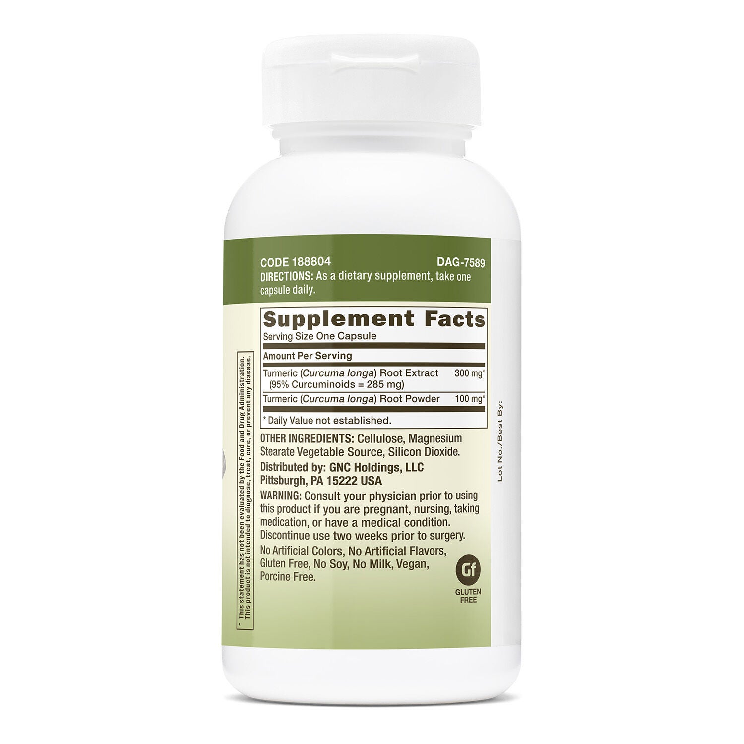 Turmeric Complex - 100 Capsules (100 Servings)  | GNC