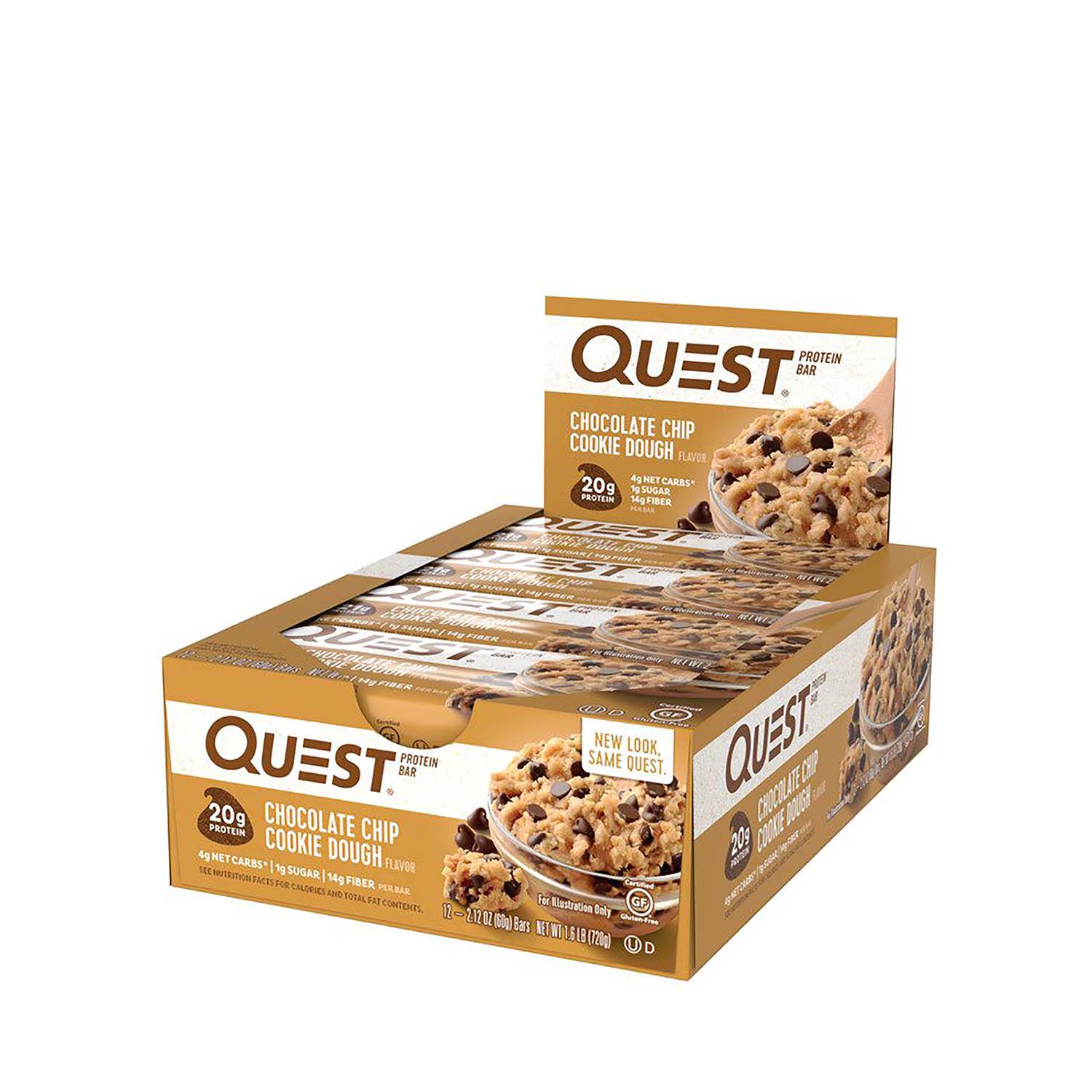 Quest® Quest Bar Chocolate Chip Cookie Dough GNC