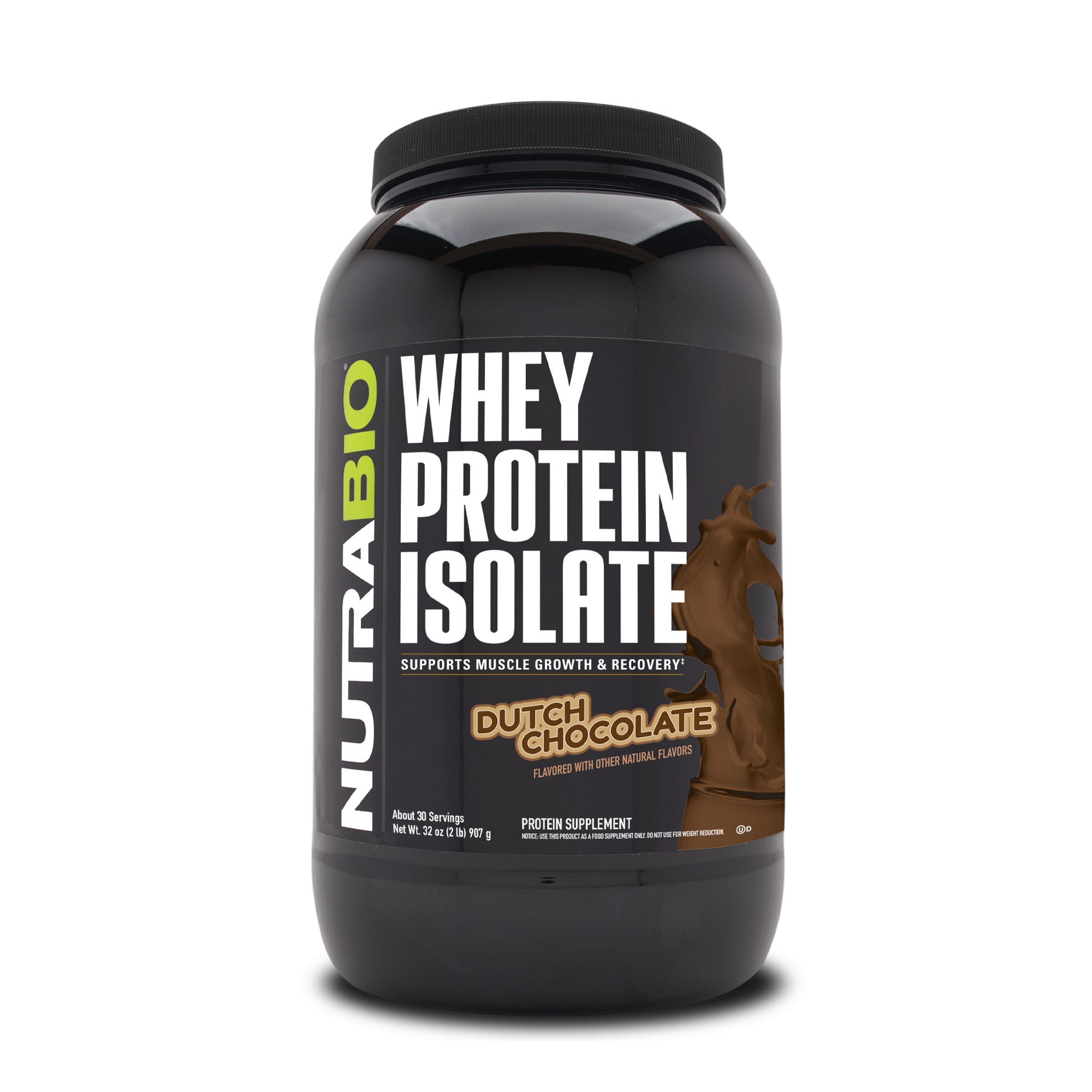 Whey Protein Isolate - Dutch Chocolate (30 Servings) Dutch Chocolate | GNC