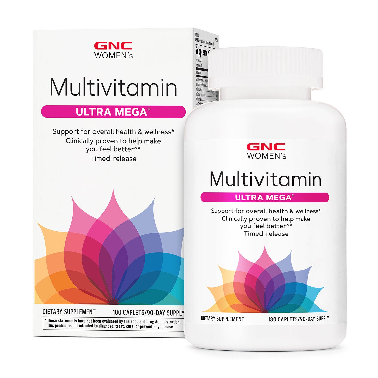 Ultra Mega Multivitamin - 180 Caplets (90 Servings)  | GNC