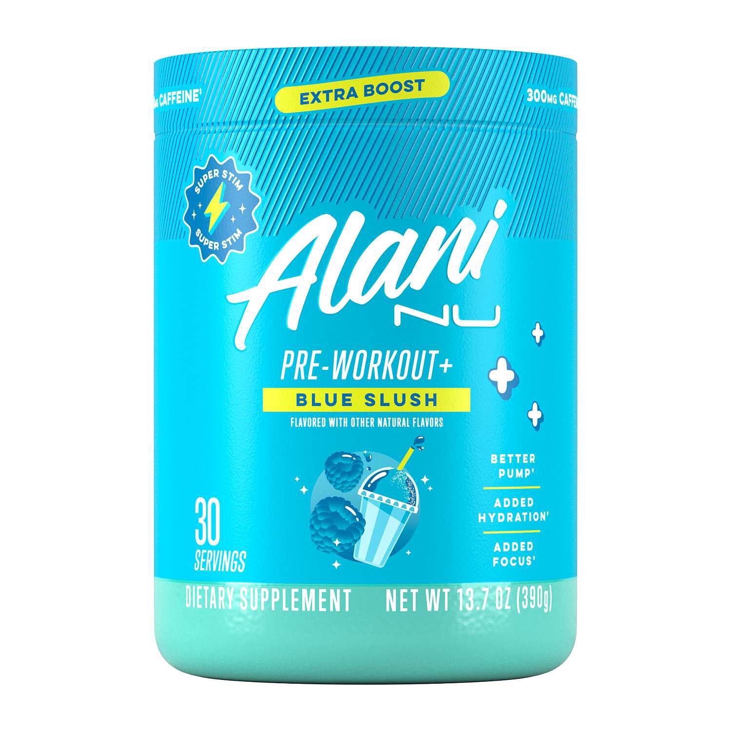 Pre-Workout+ - Blue Slush (30 Servings)  | GNC