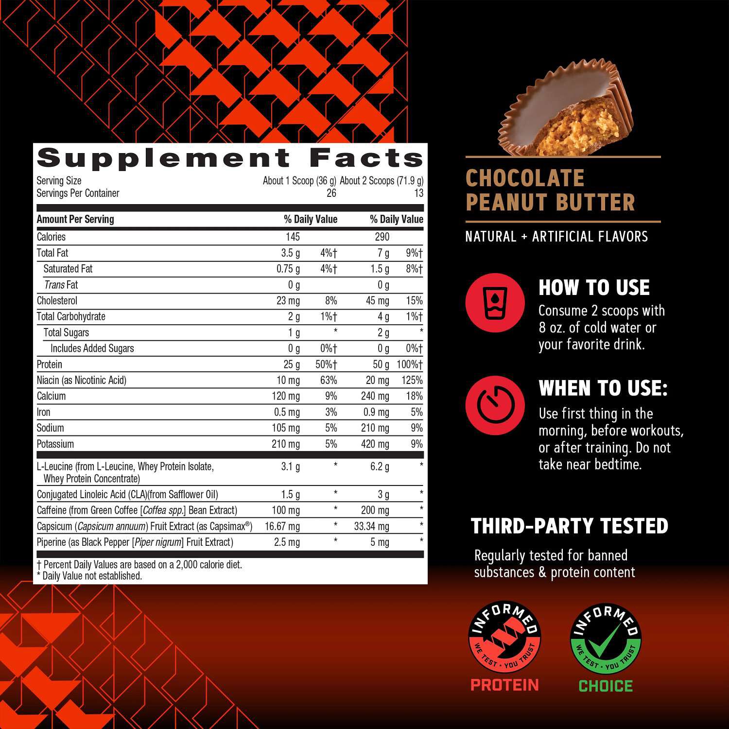 Wheybolic&reg; Ripped - Chocolate Peanut Butter (13 Servings) Chocolate Peanut Butter | GNC