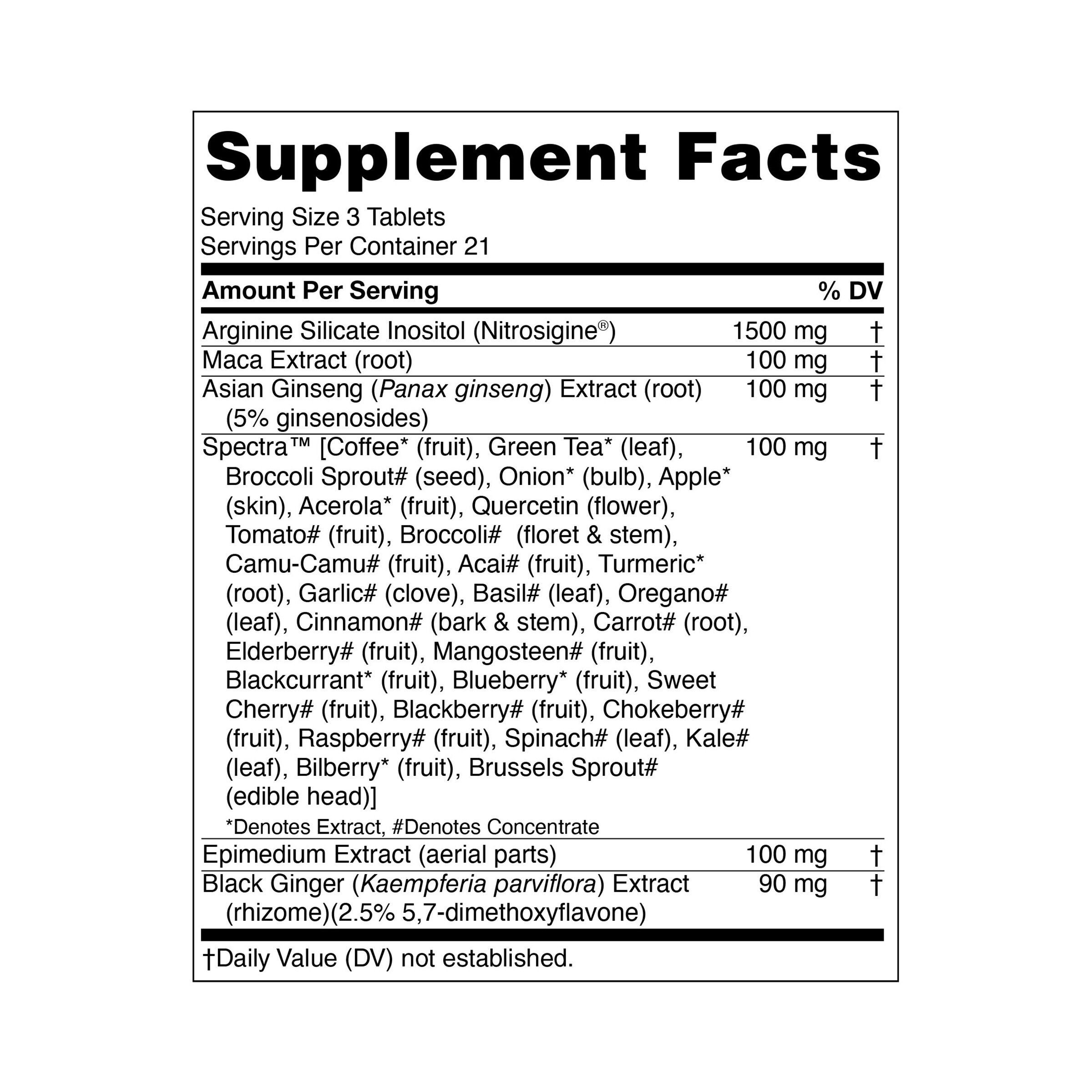 Perform: Sexual Vitality Booster - 63 Tablets (21 Servings)  | GNC