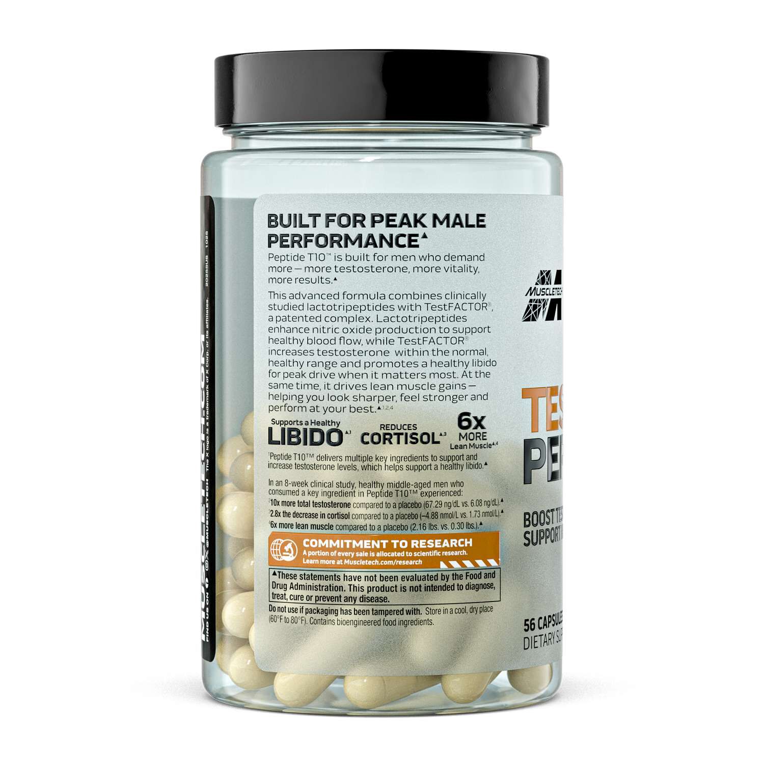 Test Peptide T10 - 56 Capsules (28 Servings)