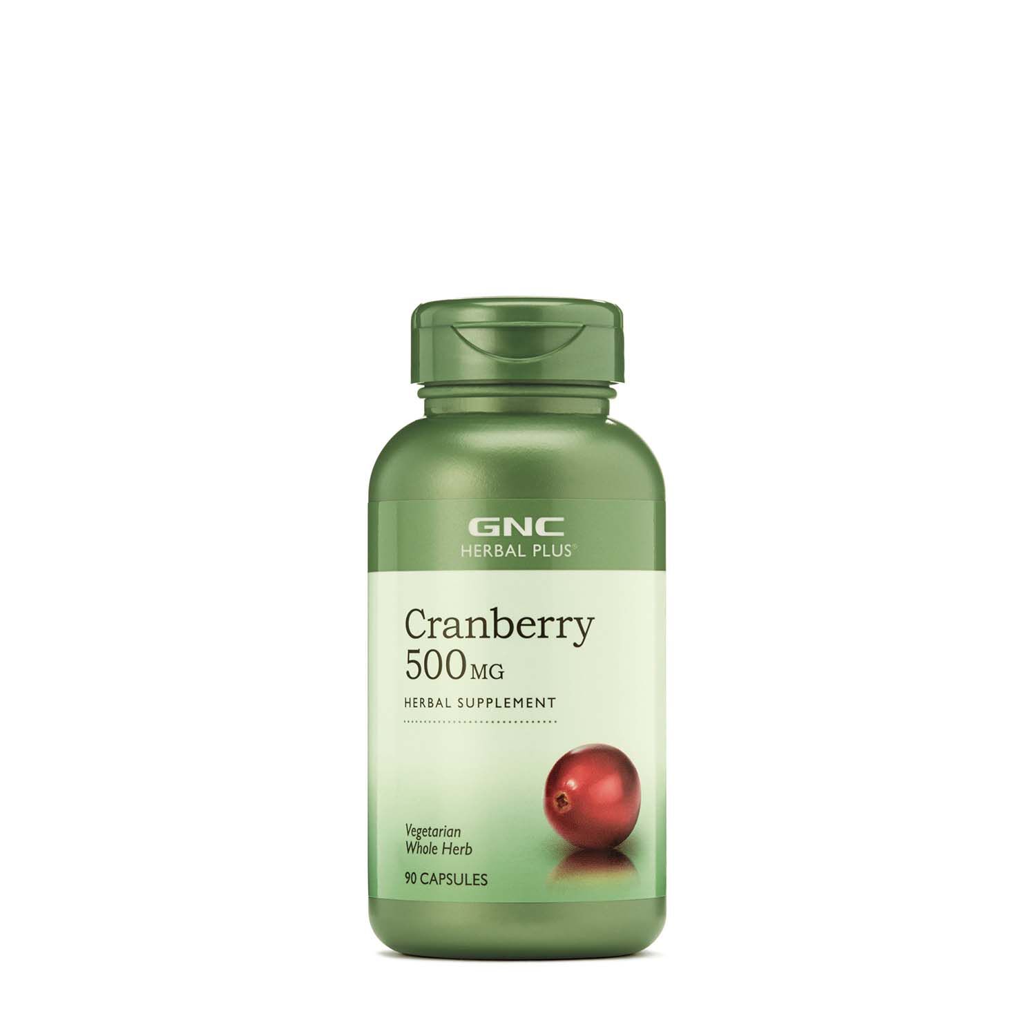 GNC Herbal Plus Cranberry 500Mg - 90 Capsules (90 Servings)