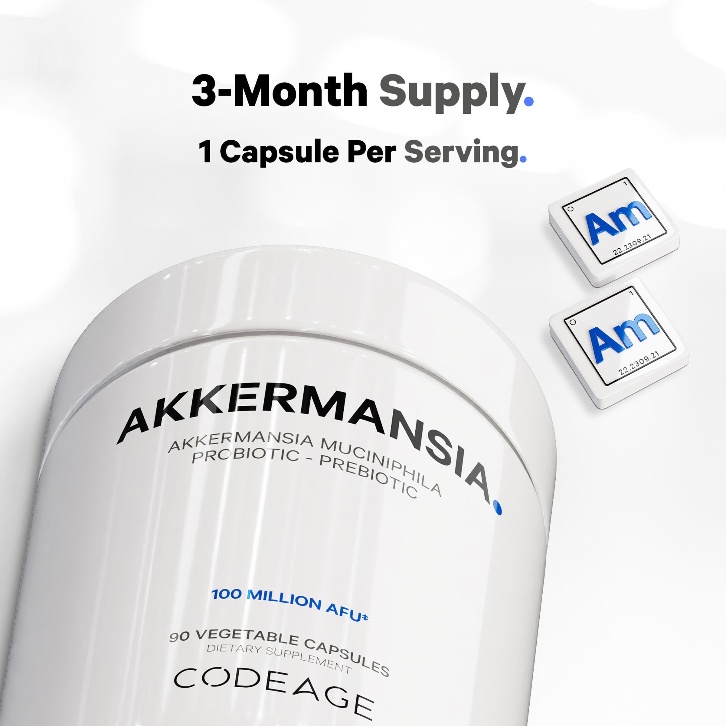 Akkermansia Probiotic - 90 Vegetable Capsule (90 Servings)  | GNC