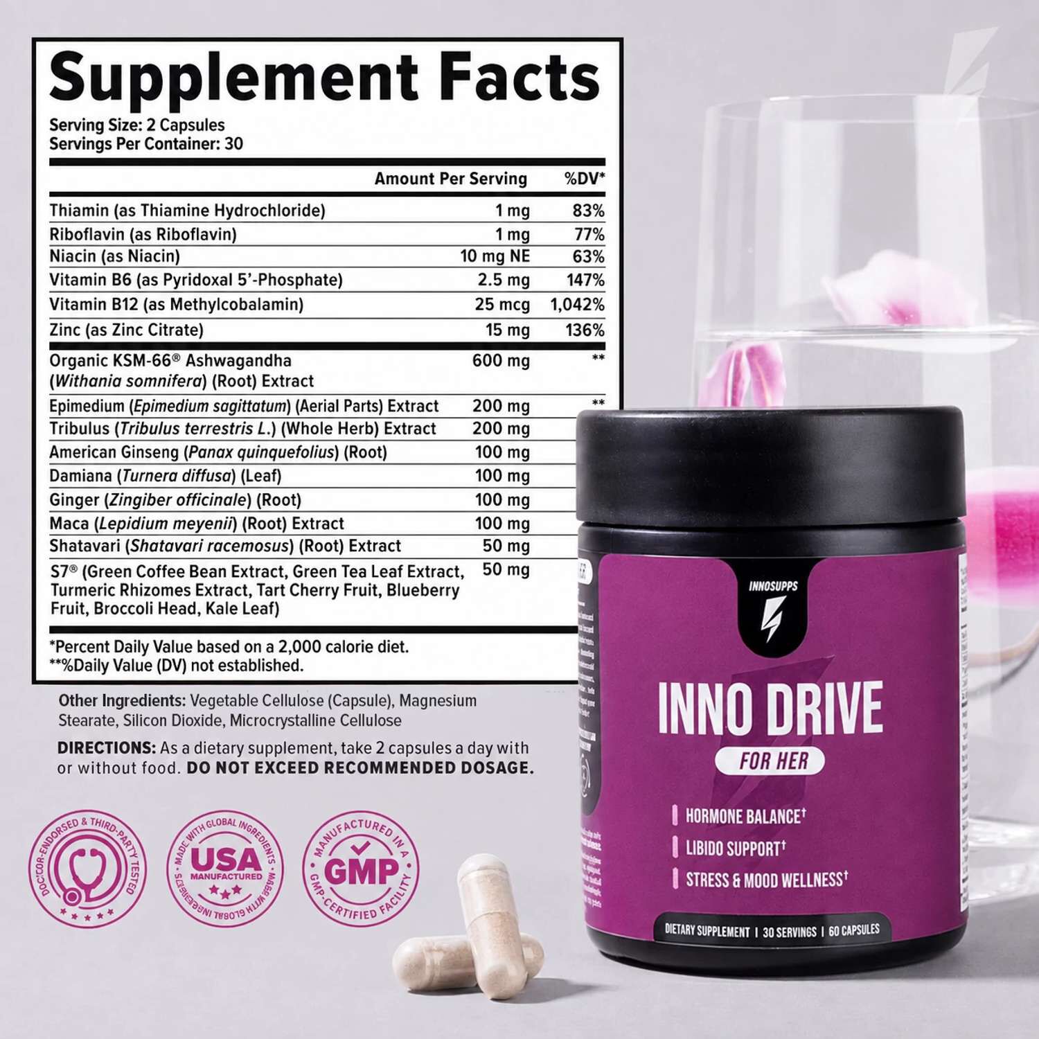 Inno Drive For Her - 60 Capsules (30 Servings)