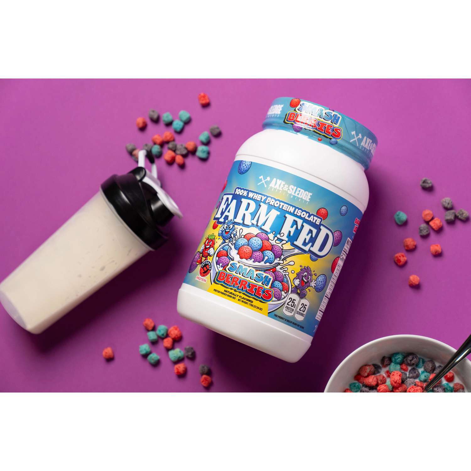 Farm Fed Protein - Smash Berries (25 Servings) Smash Berries | GNC