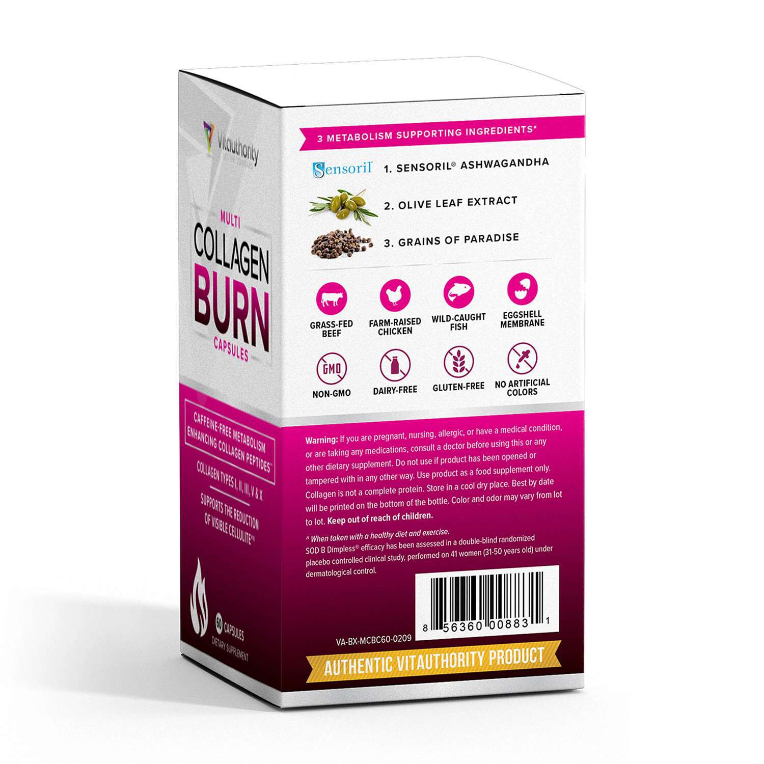 Multi Collagen Burn - 60 Capsules (20 Servings)