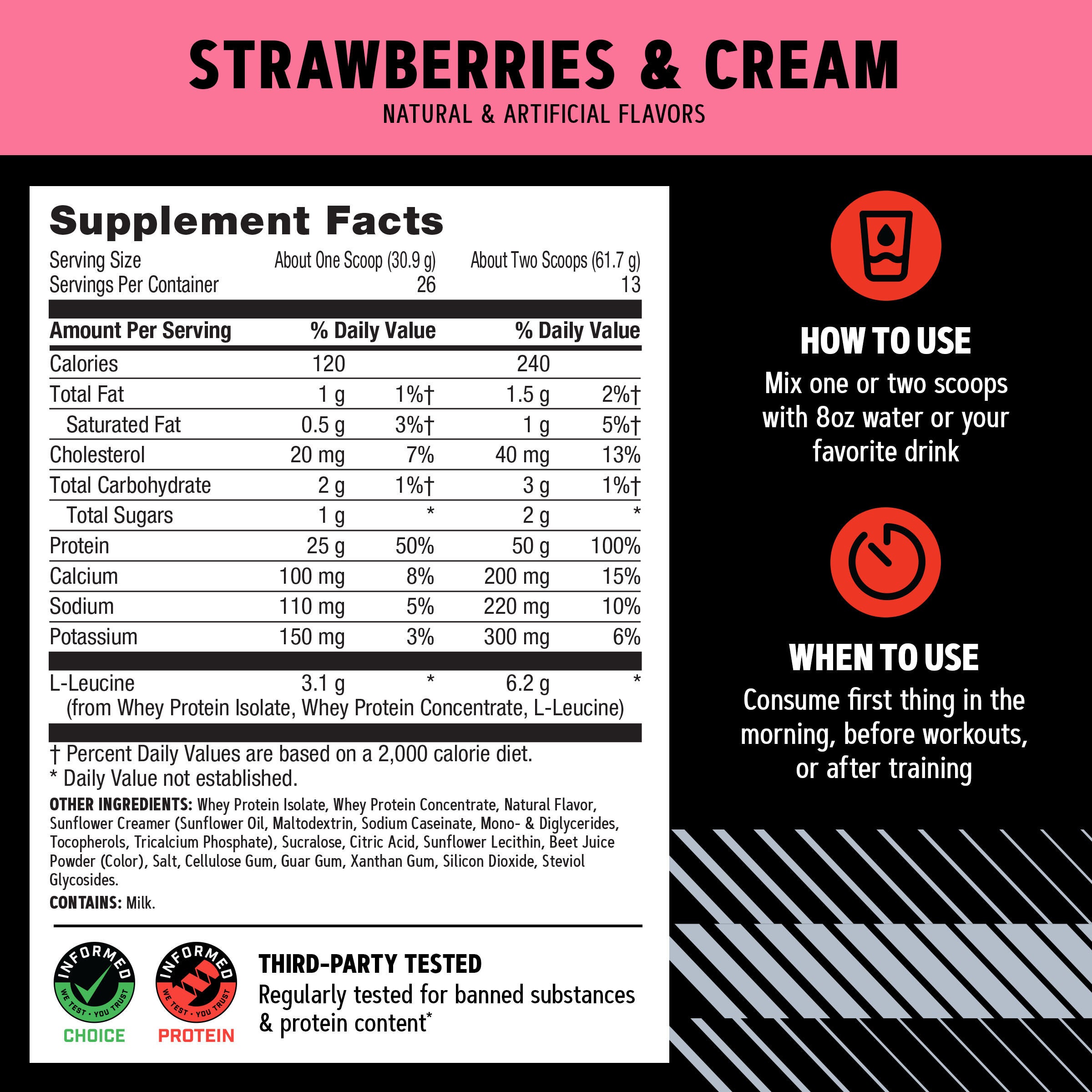 New Wheybolic - Strawberries & Cream (26 Servings)